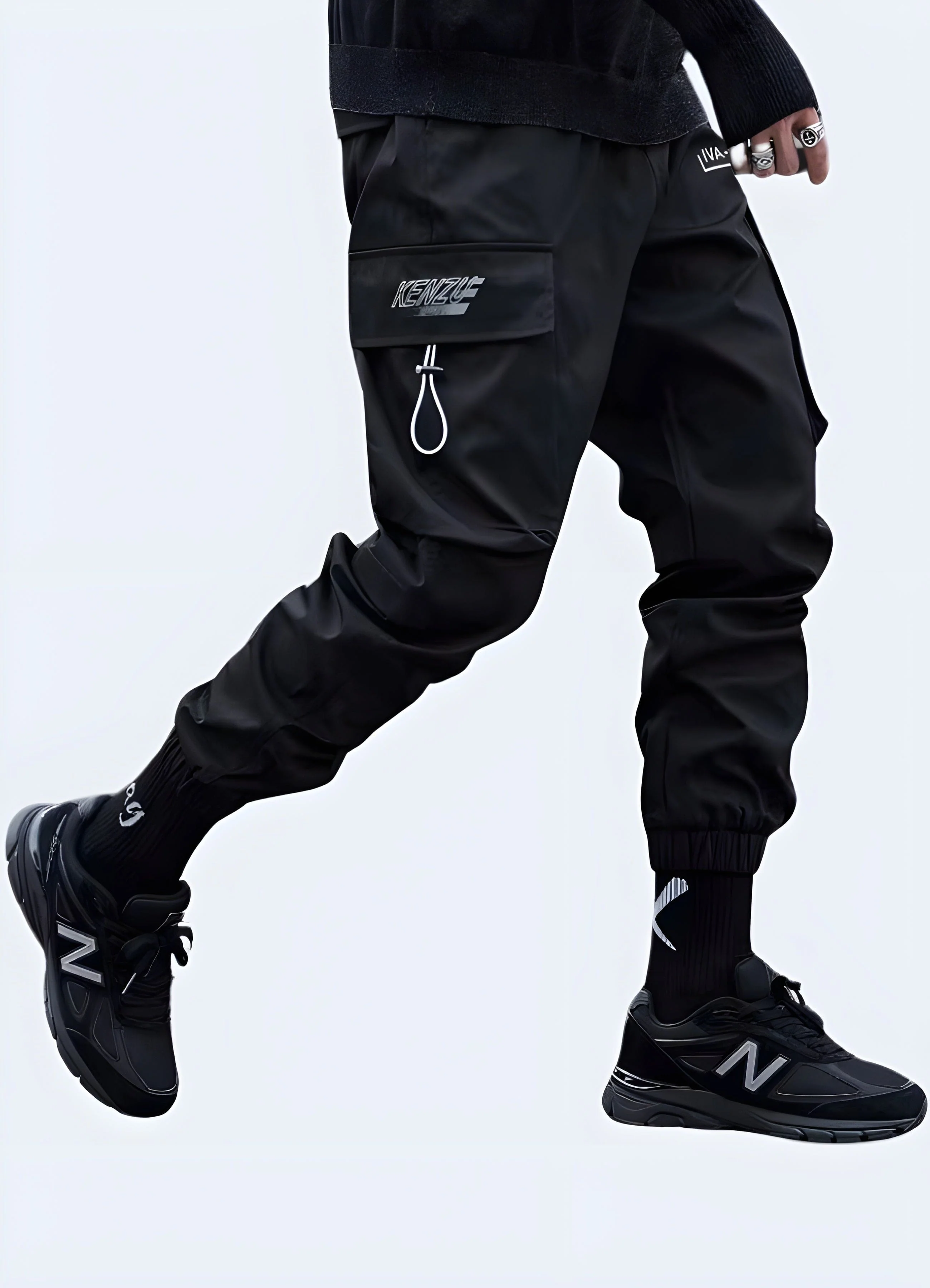 Baggy Techwear Pants - Image 2