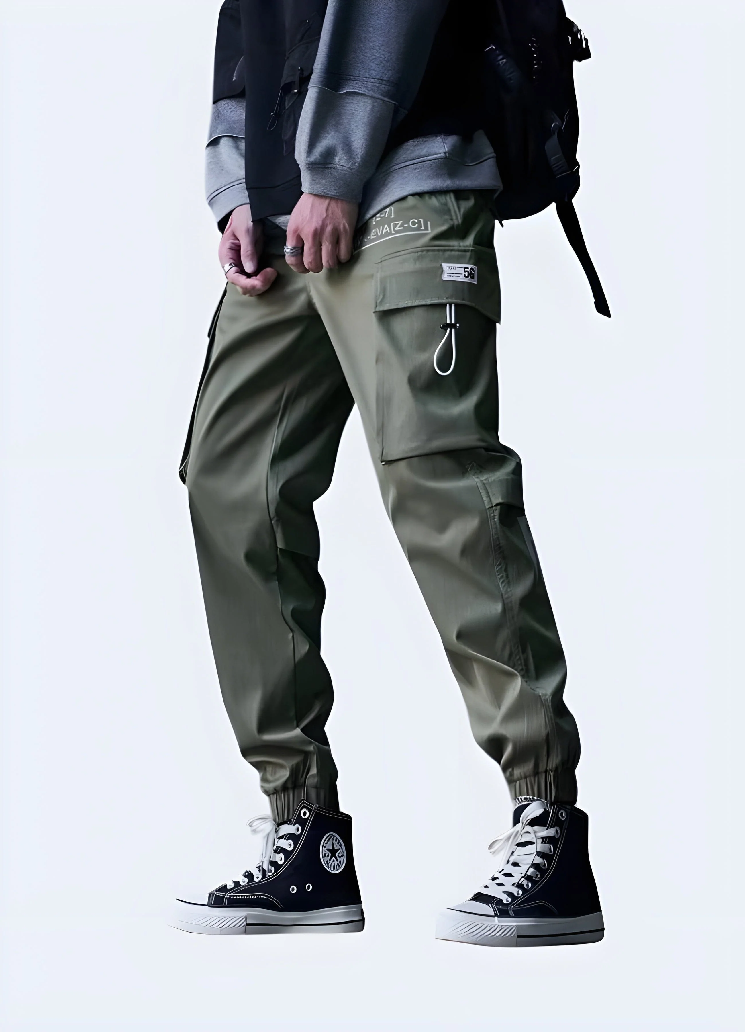 Baggy Techwear Pants - Image 4