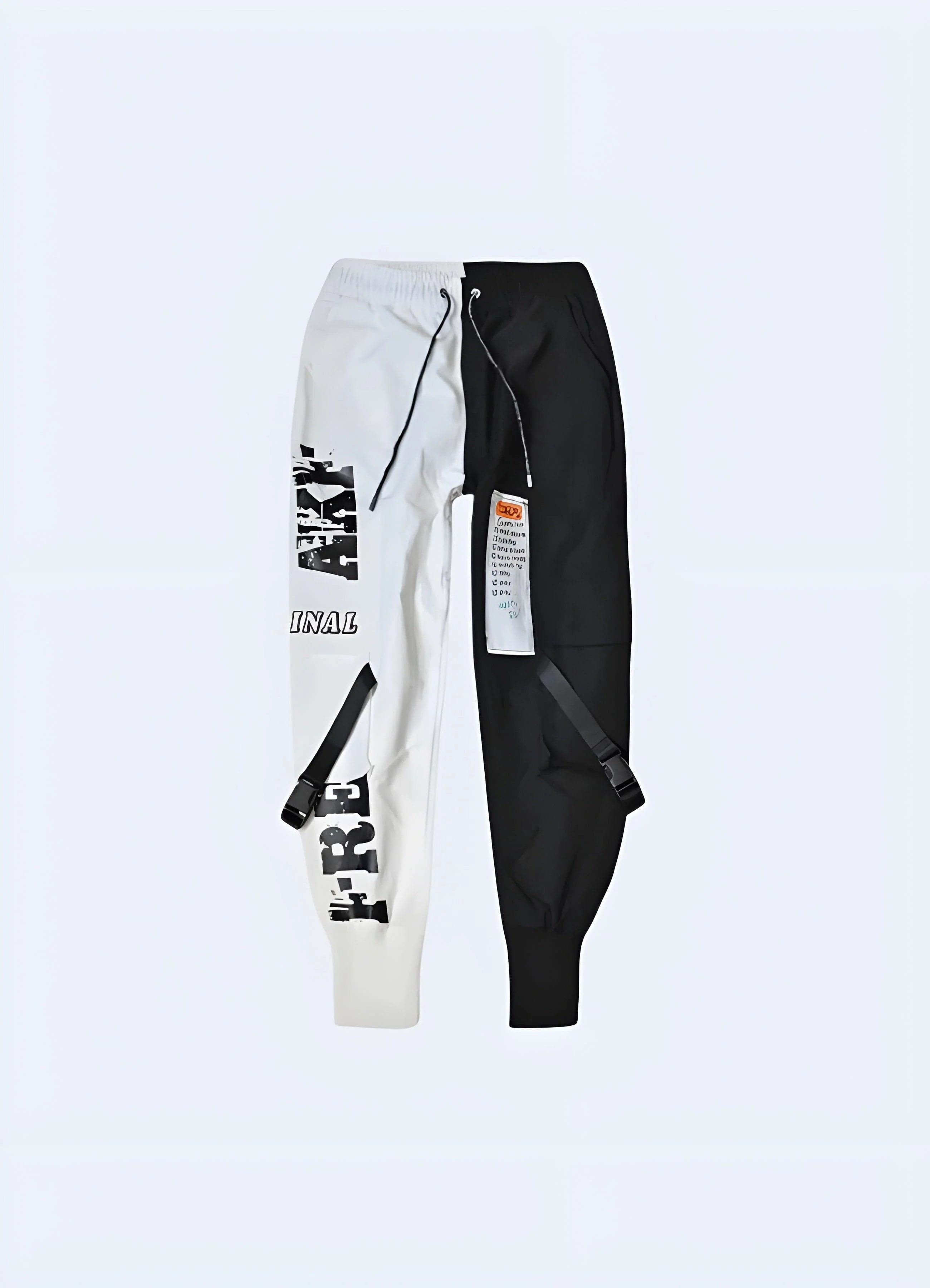 Black And White Cargo Pants - Image 4