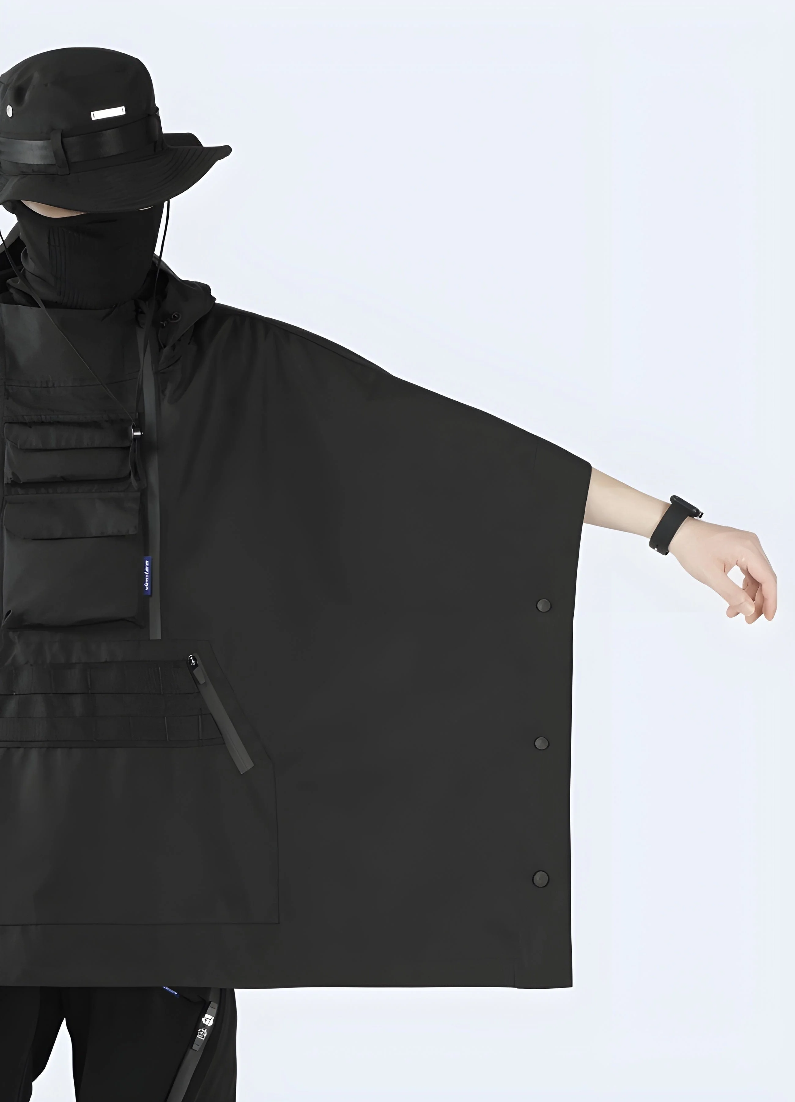 Black Cape Jacket - Image 3