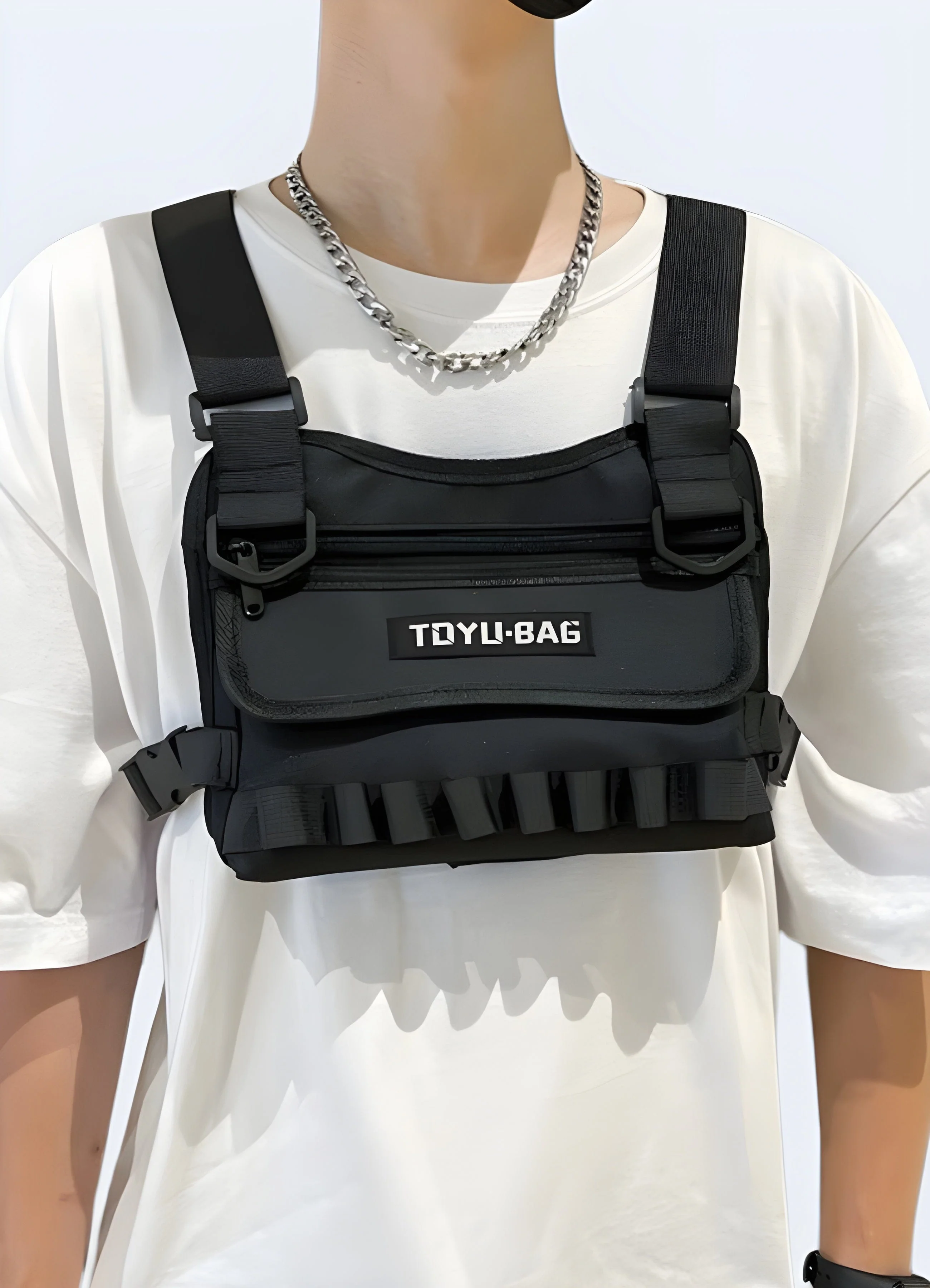 TDYU Chest Bag - Black - Image 3