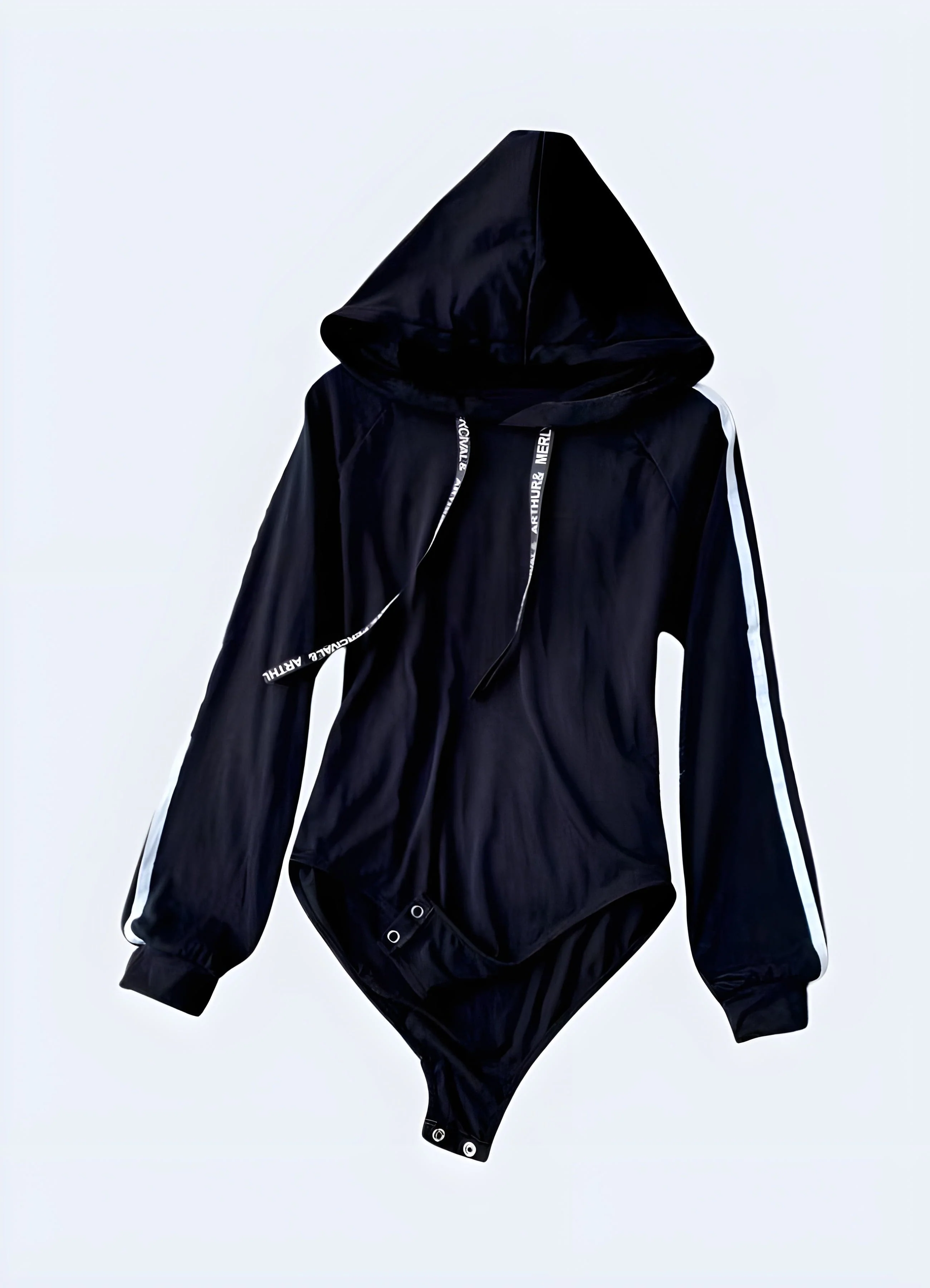 Black Hoodie Bodysuit - Image 4