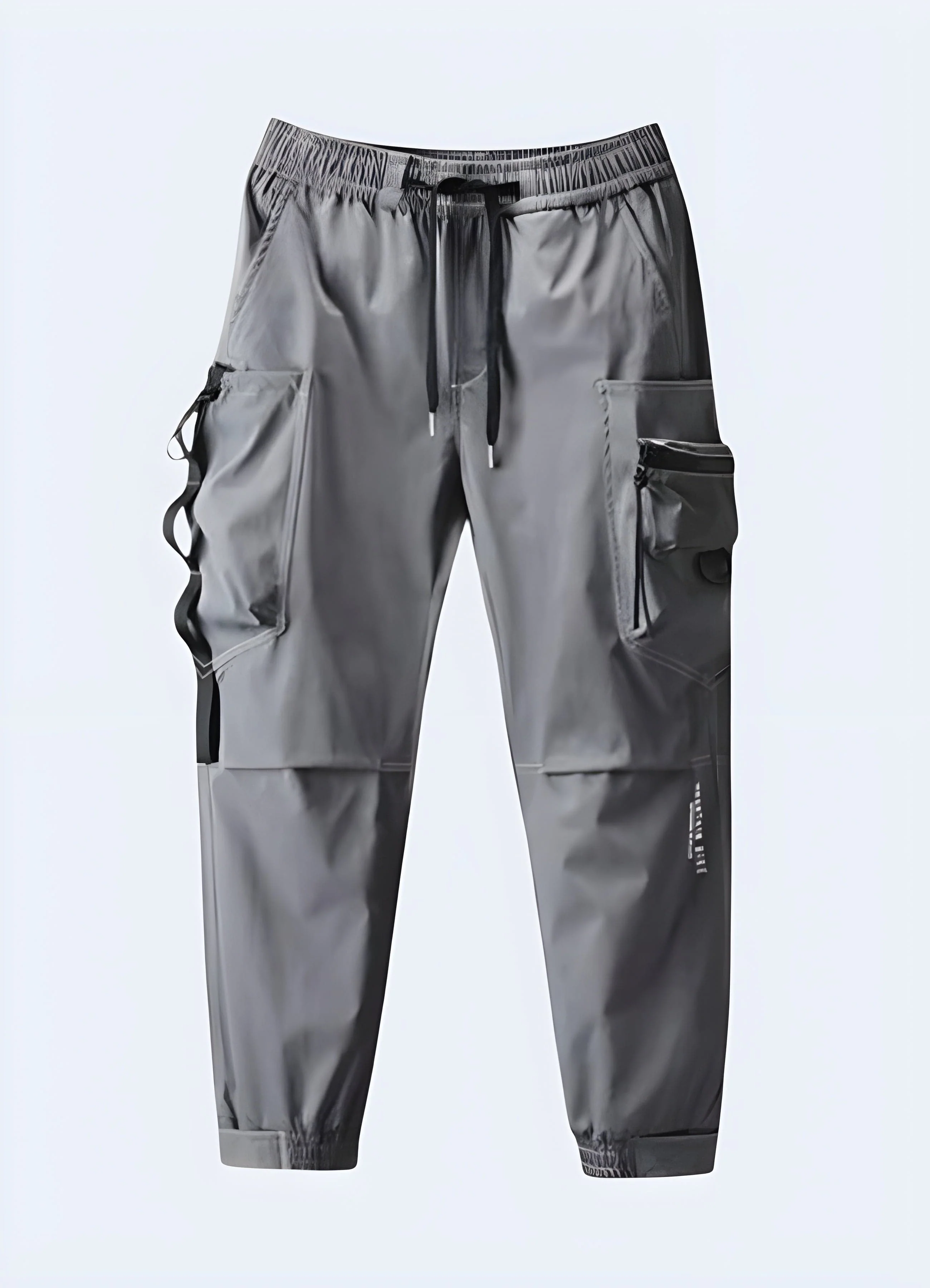 Black Skinny Cargo Pants - Image 3