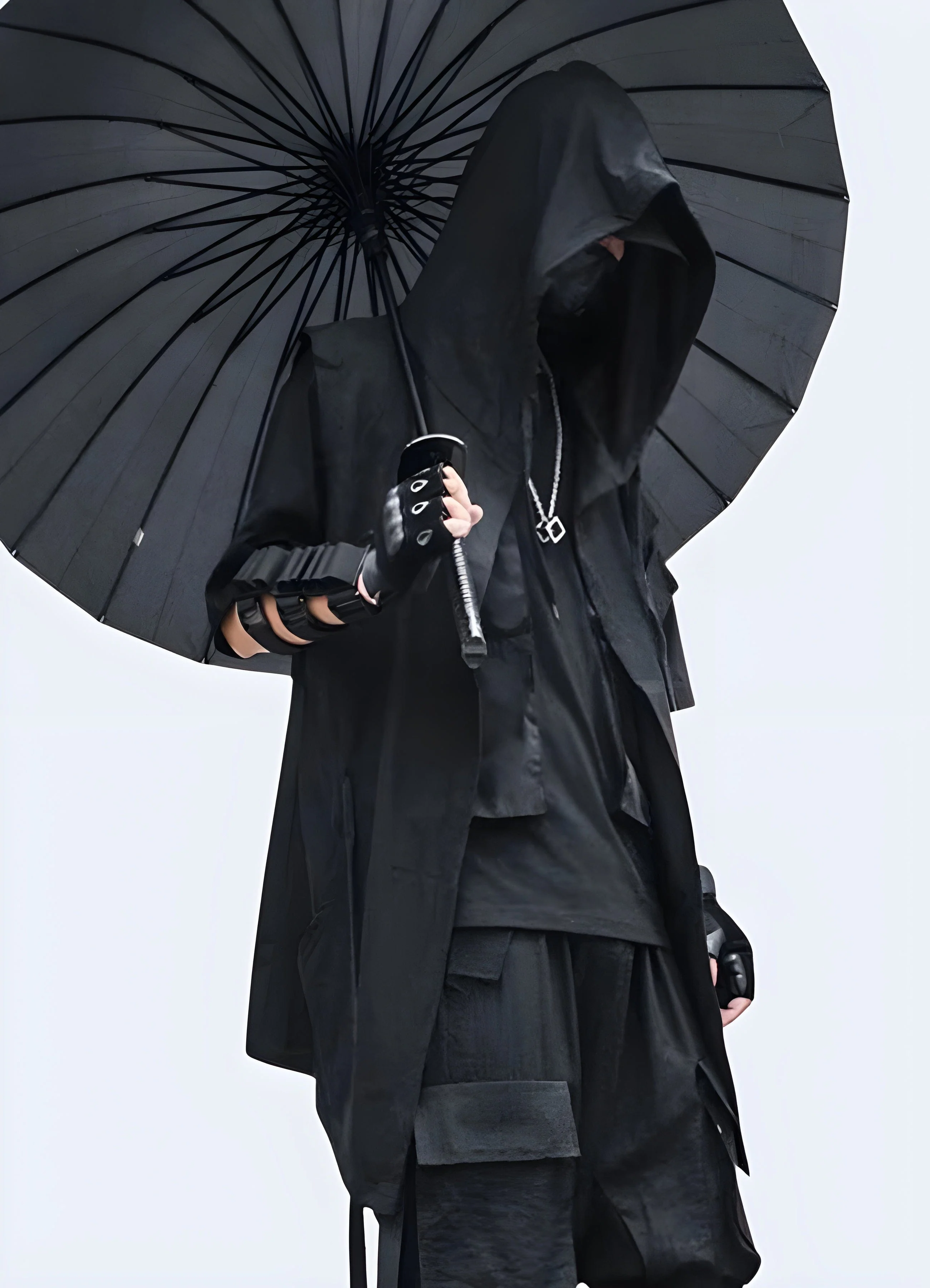 Black Sleeveless Jacket - Image 2