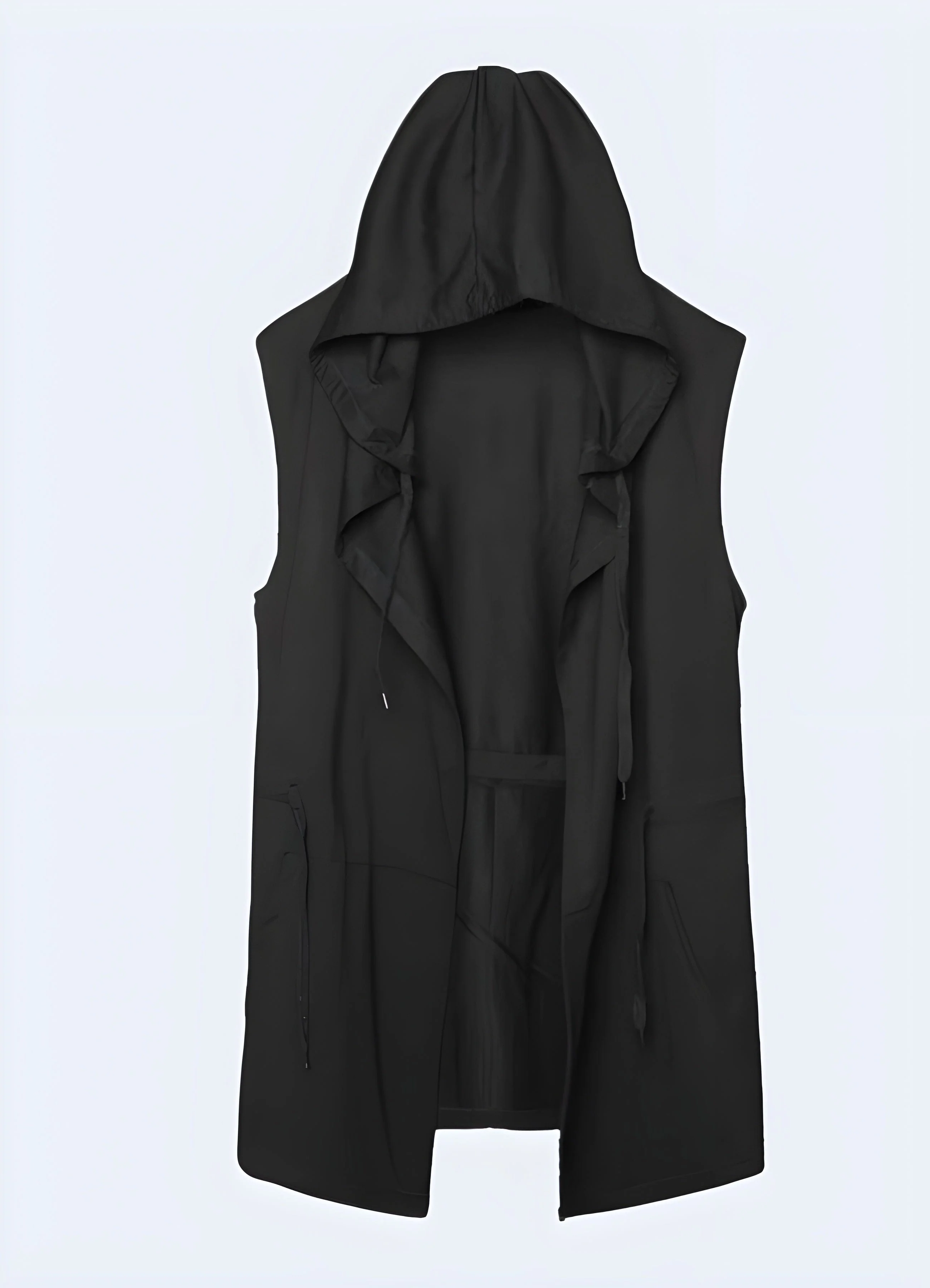 Black Sleeveless Jacket - Image 3