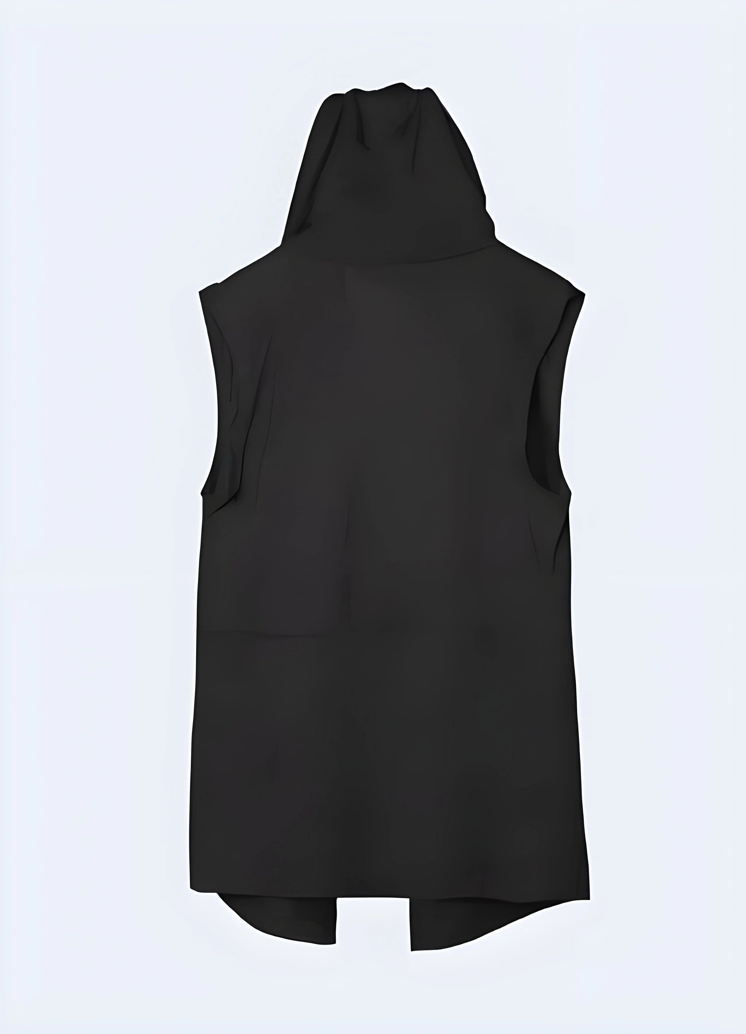 Black Sleeveless Jacket - Image 4