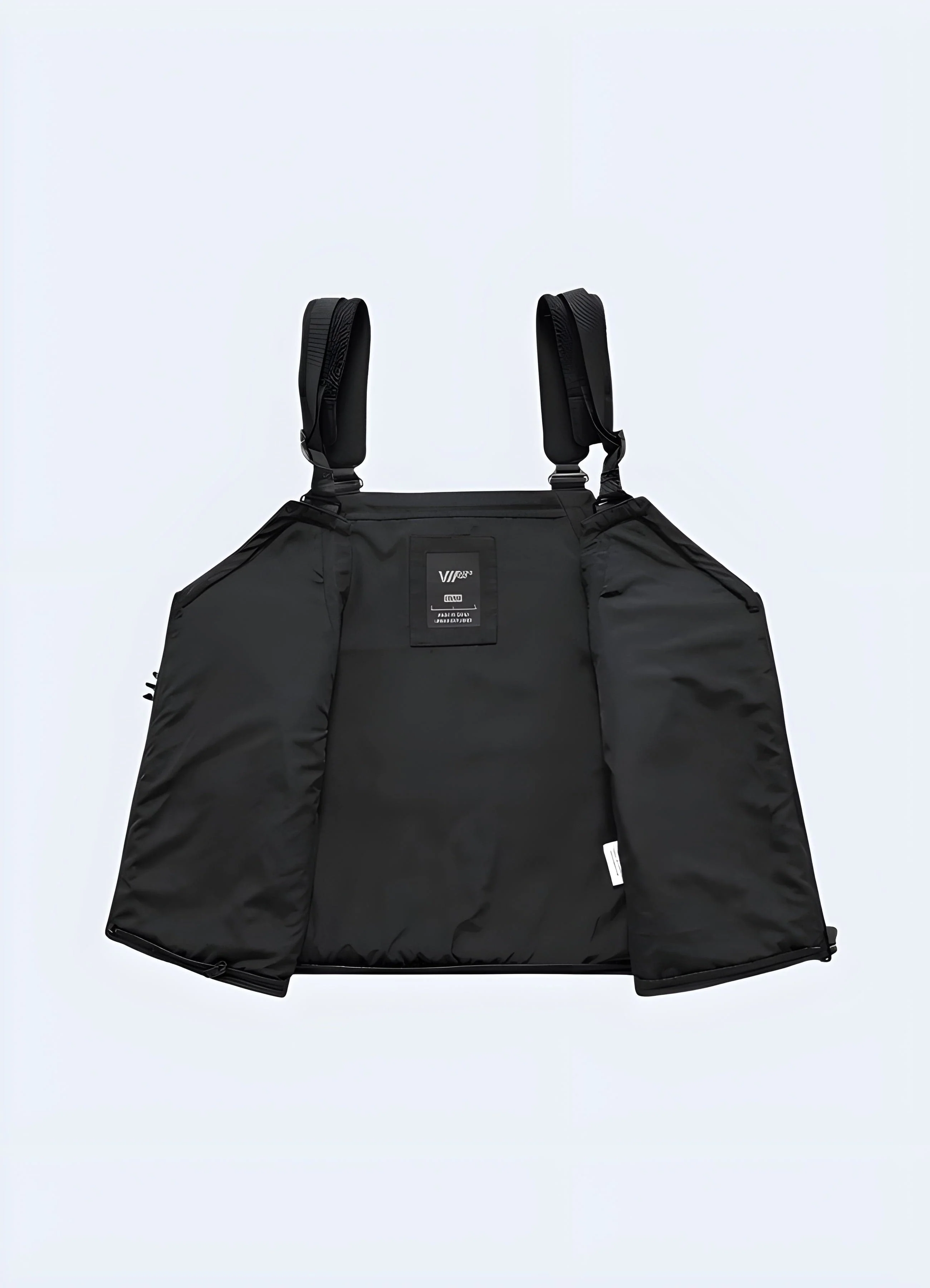 Black Tactical Vest Streetwear - Image 3