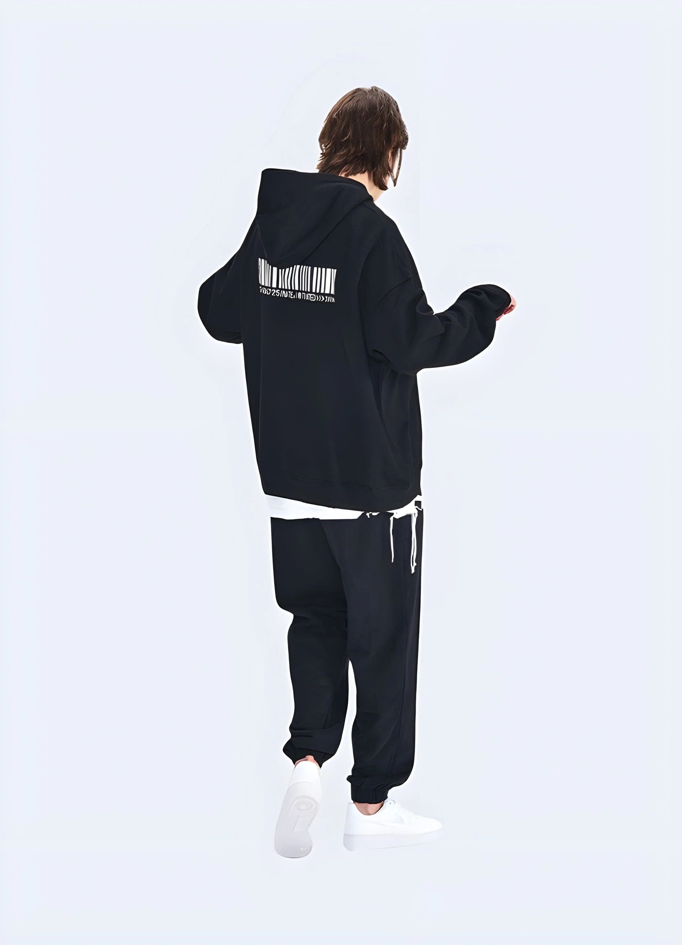 Black Techwear Hoodie - Image 2