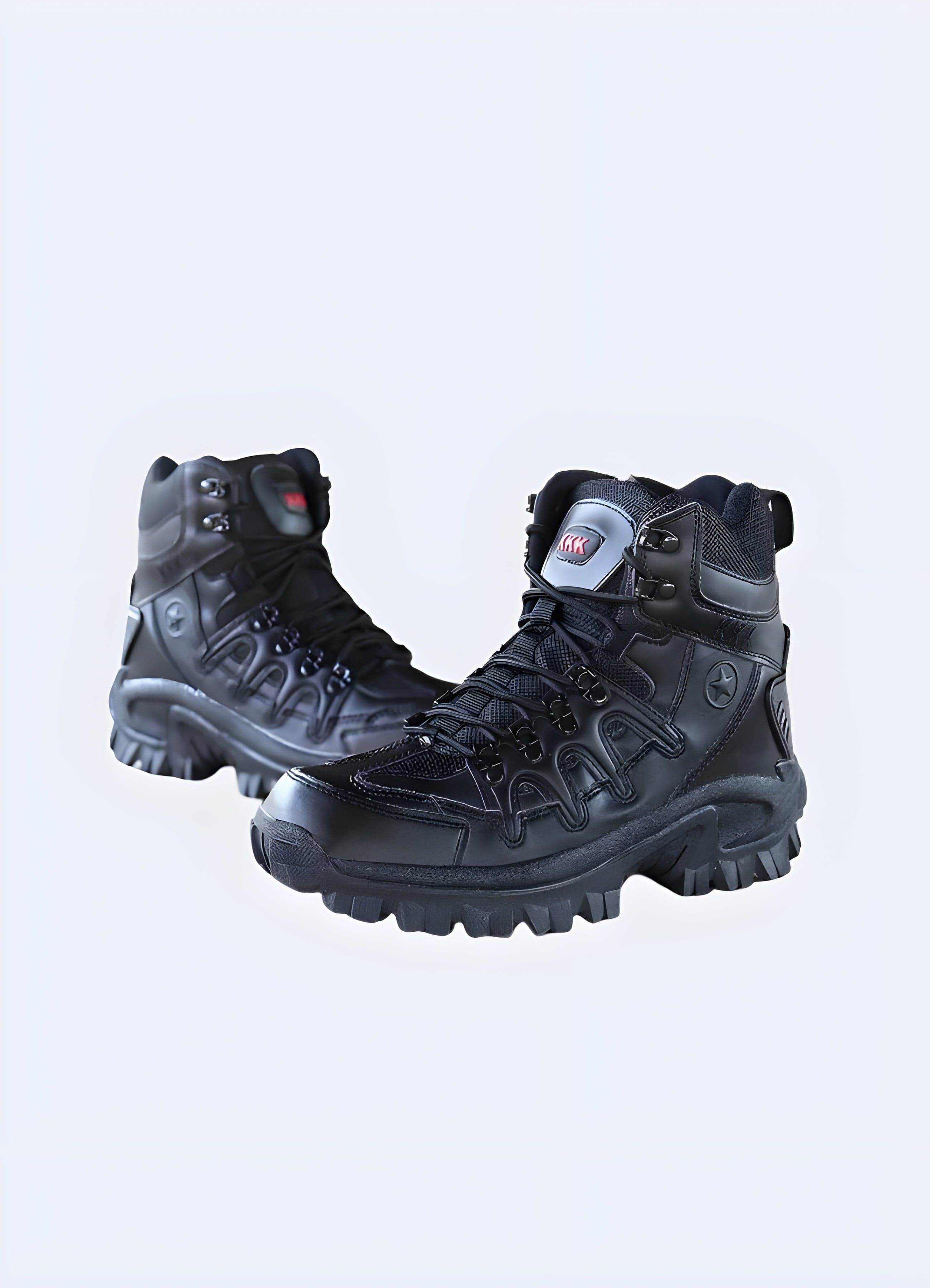 Black Waterproof Techwear Boots - Image 3