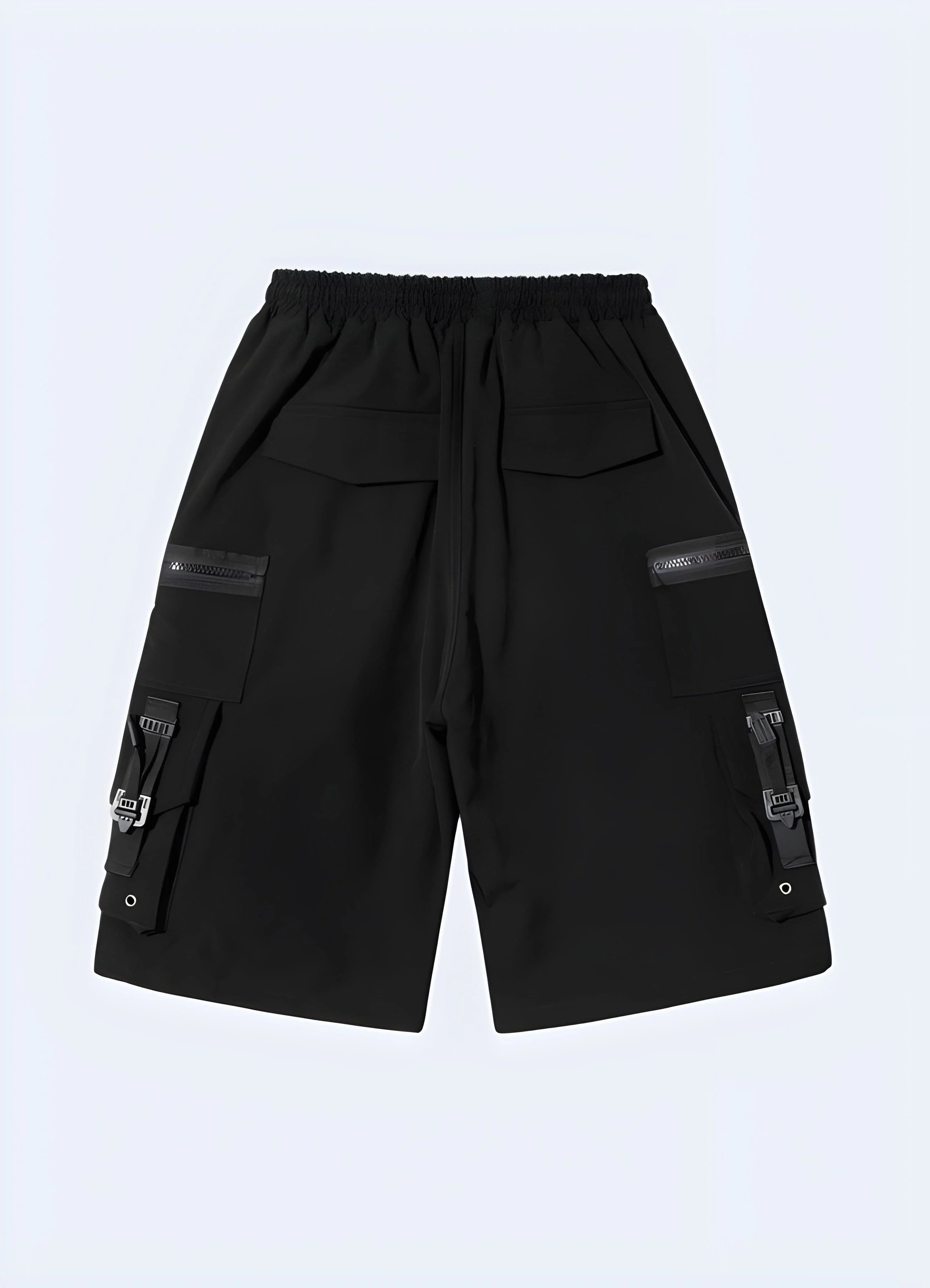 Cargo Shorts With Zipper Pockets - Image 4