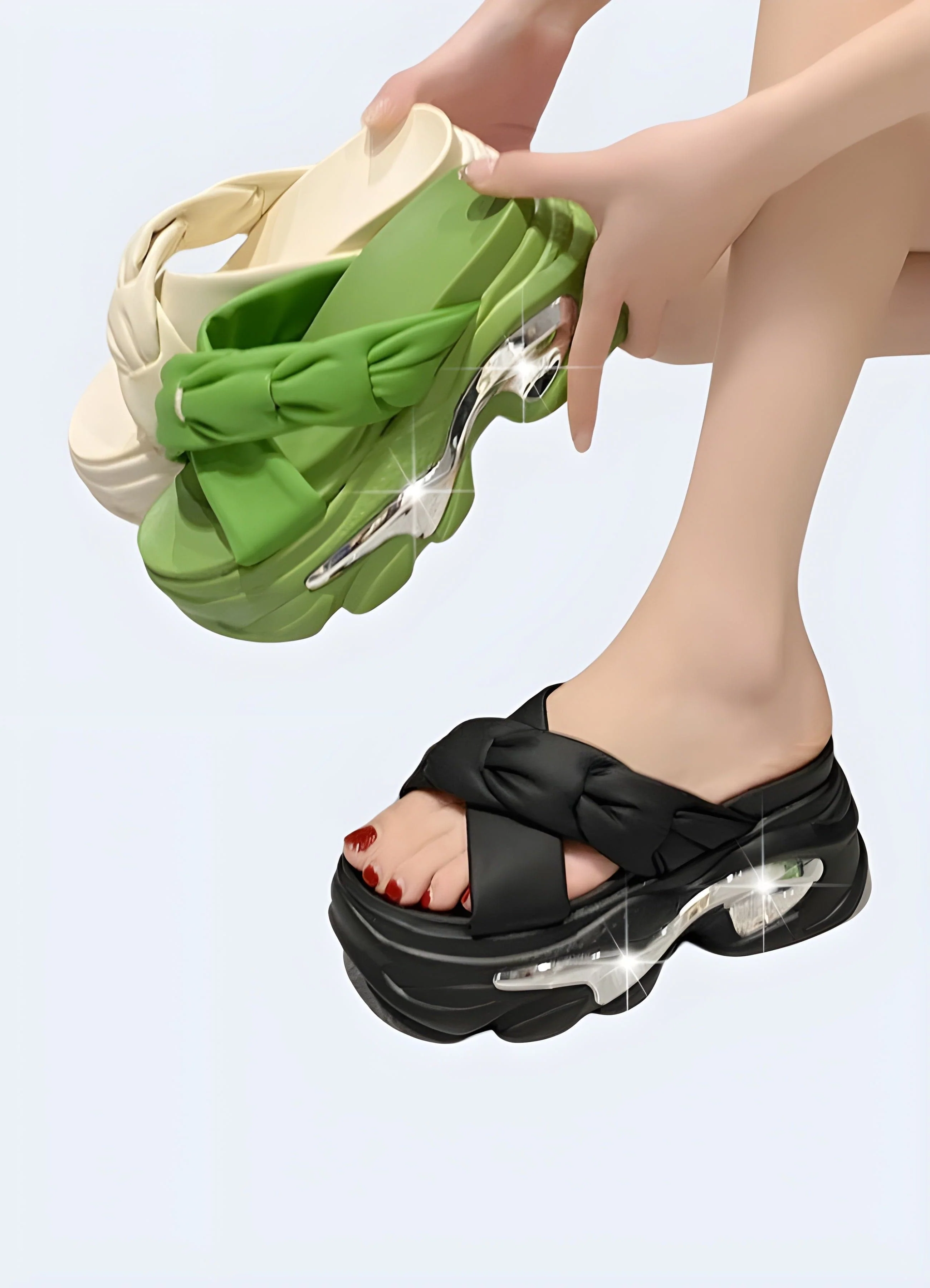 Chunky Comfortable Sandals - Image 5