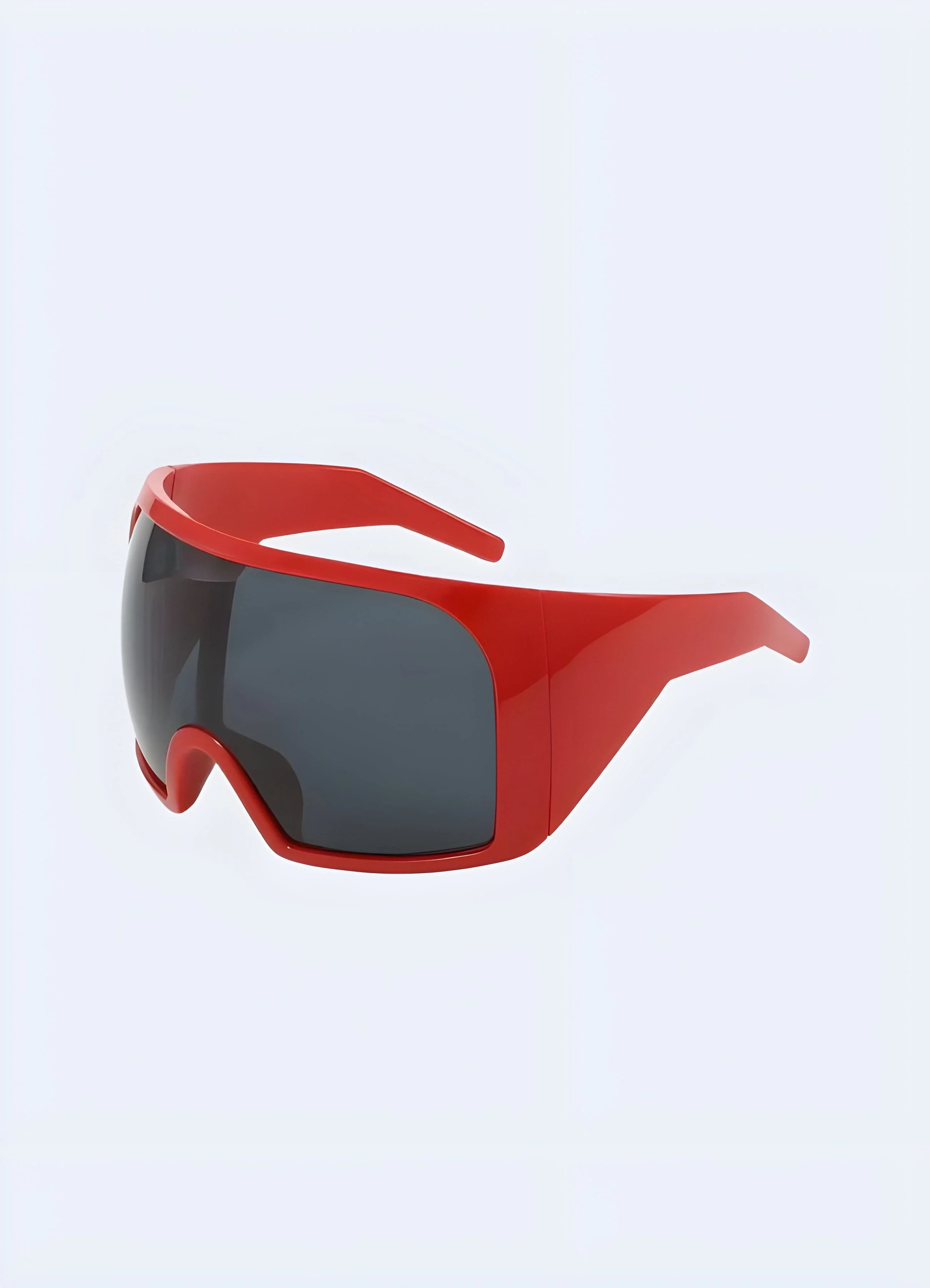 Cyberpunk Shield Sunglasses Oversized Y2K Techwear - Image 3