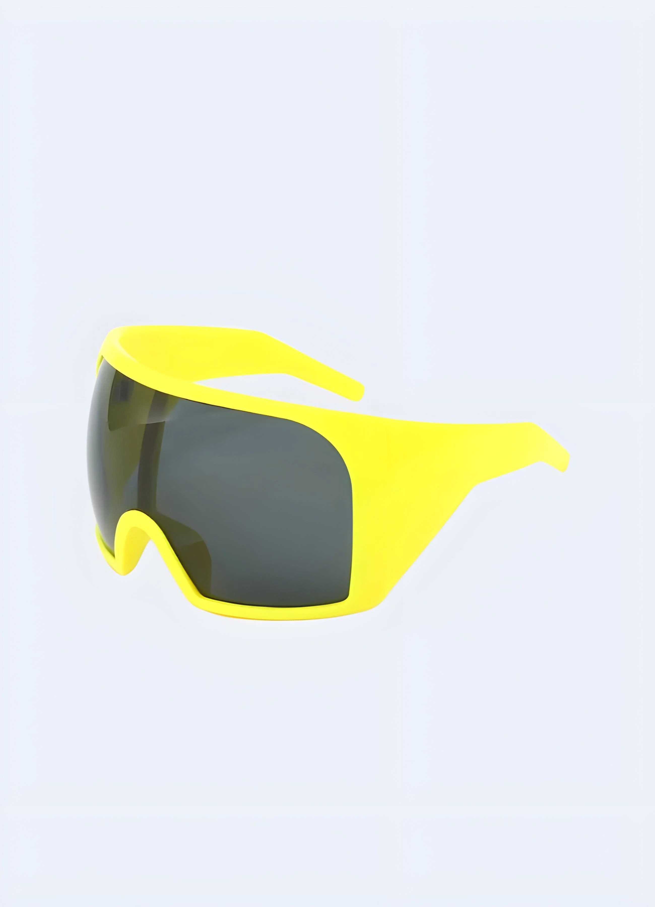 Cyberpunk Shield Sunglasses Oversized Y2K Techwear - Image 4