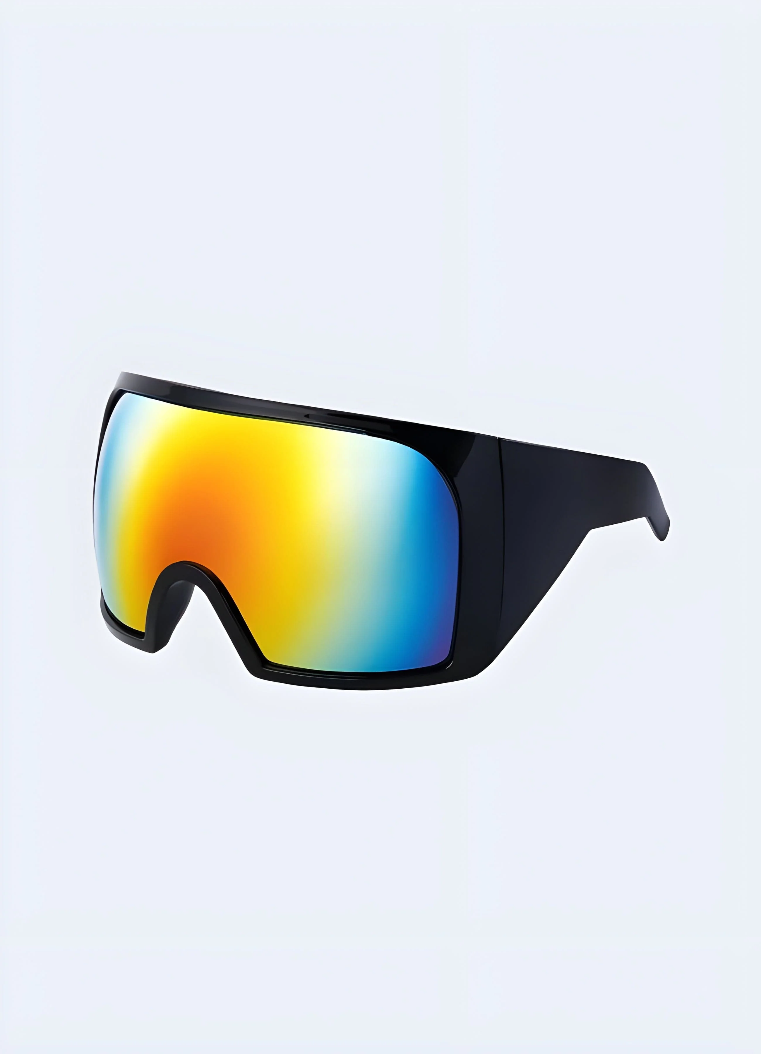 Cyberpunk Shield Sunglasses Oversized Y2K Techwear - Image 5
