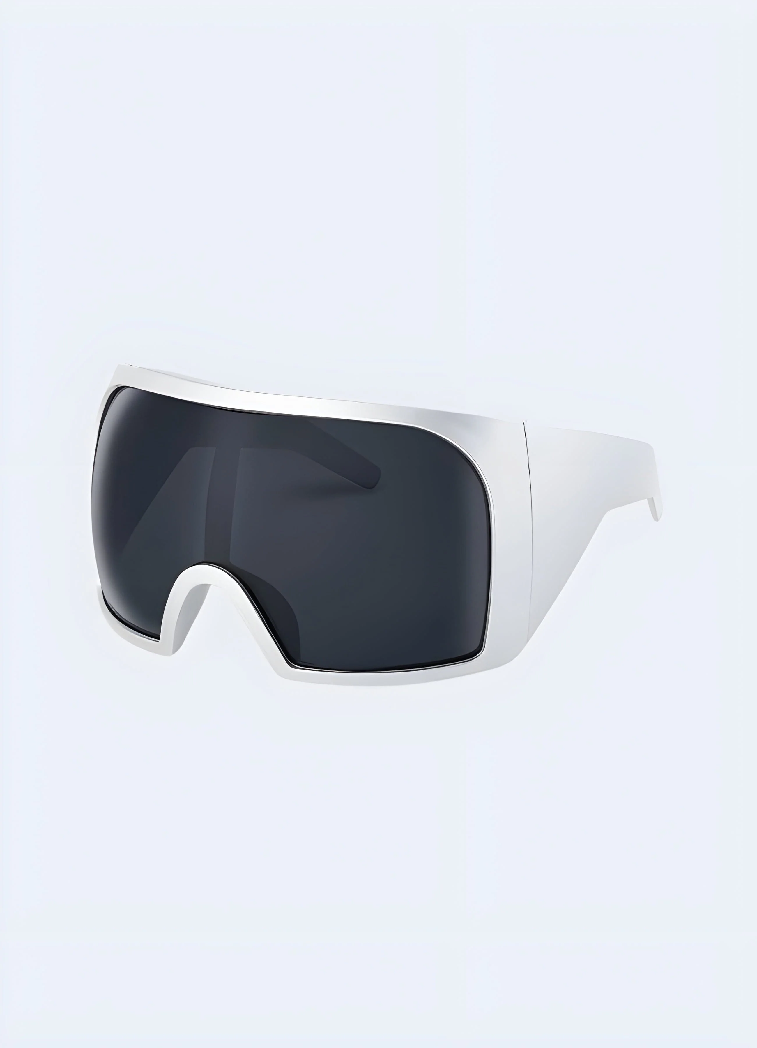 Cyberpunk Shield Sunglasses Oversized Y2K Techwear - Image 6