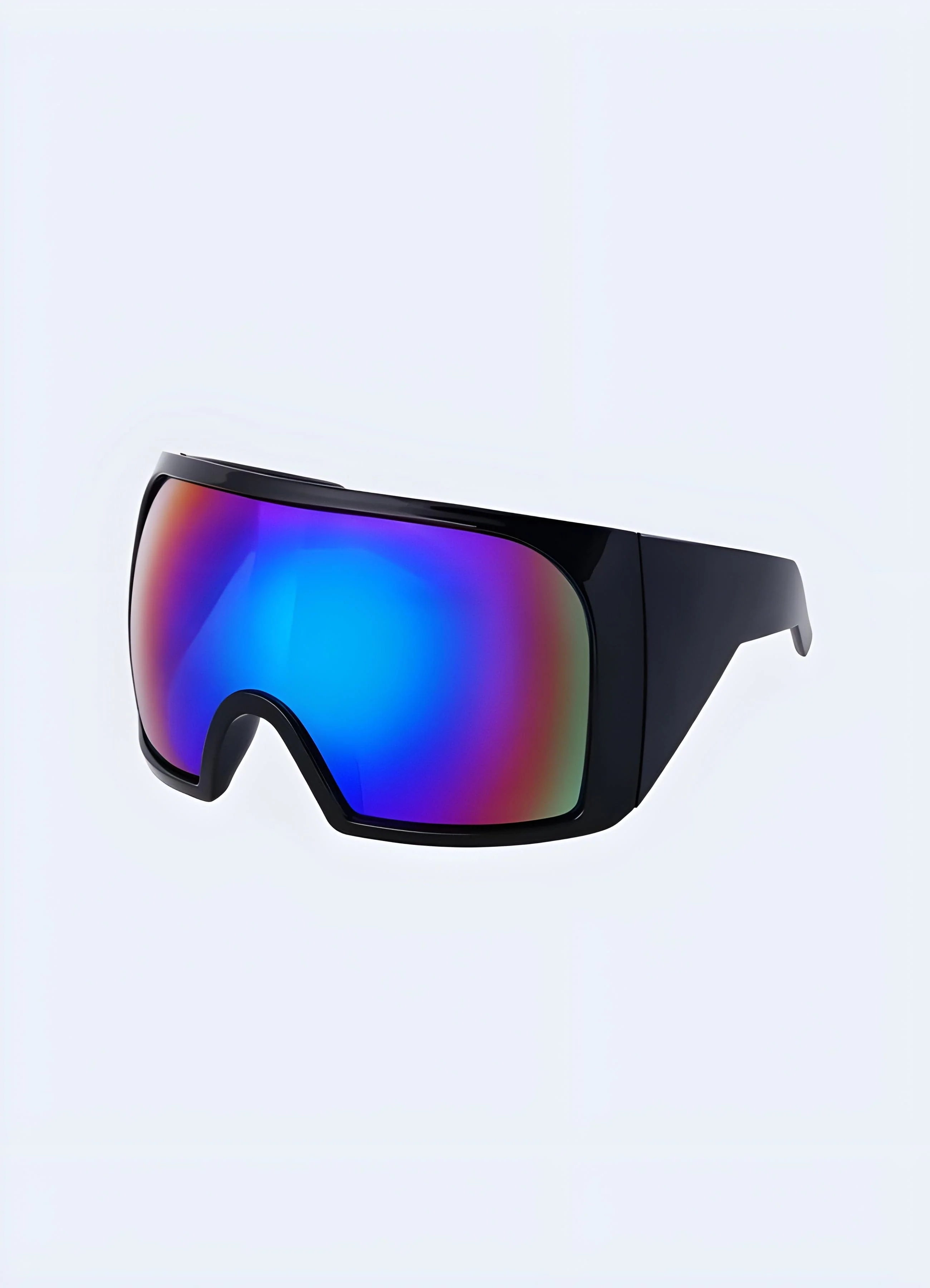 Cyberpunk Shield Sunglasses Oversized Y2K Techwear - Image 8