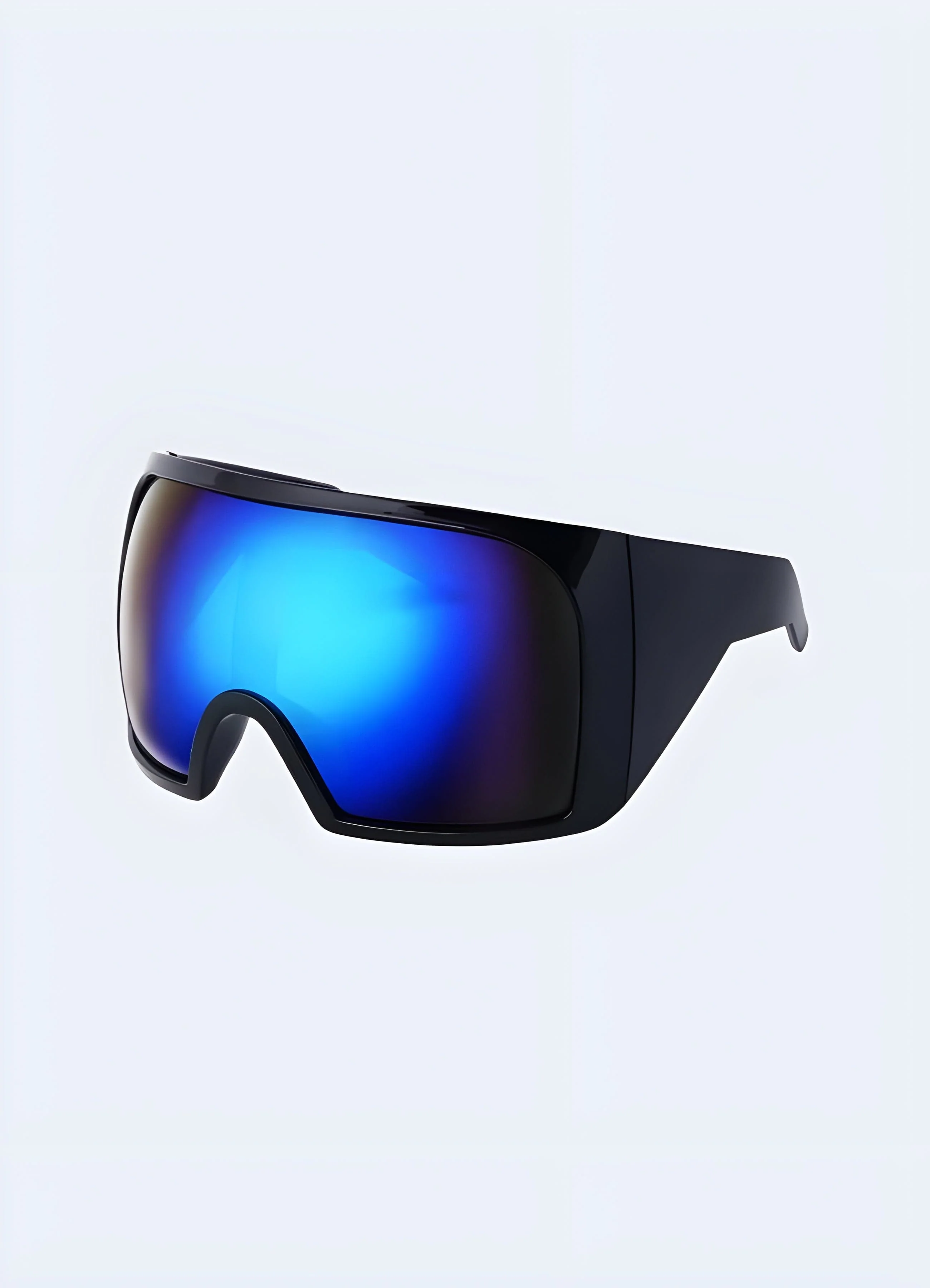 Cyberpunk Shield Sunglasses Oversized Y2K Techwear - Image 9