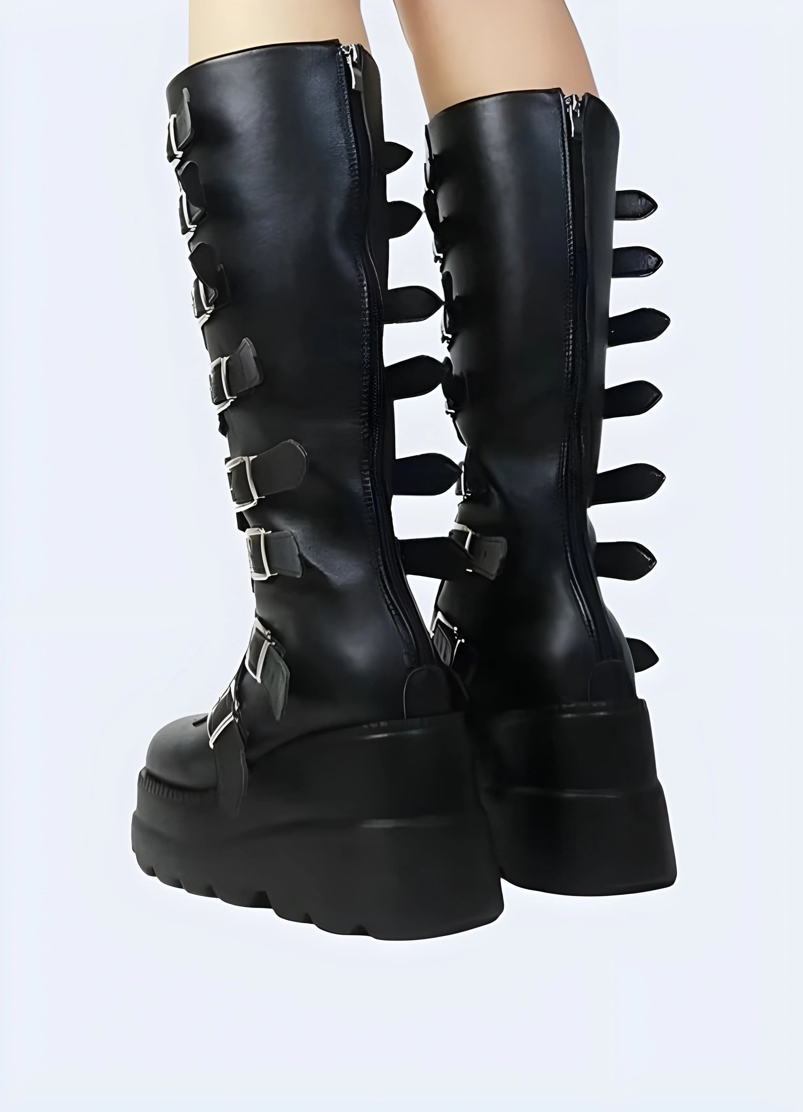 Goth Buckle Boots - Image 3