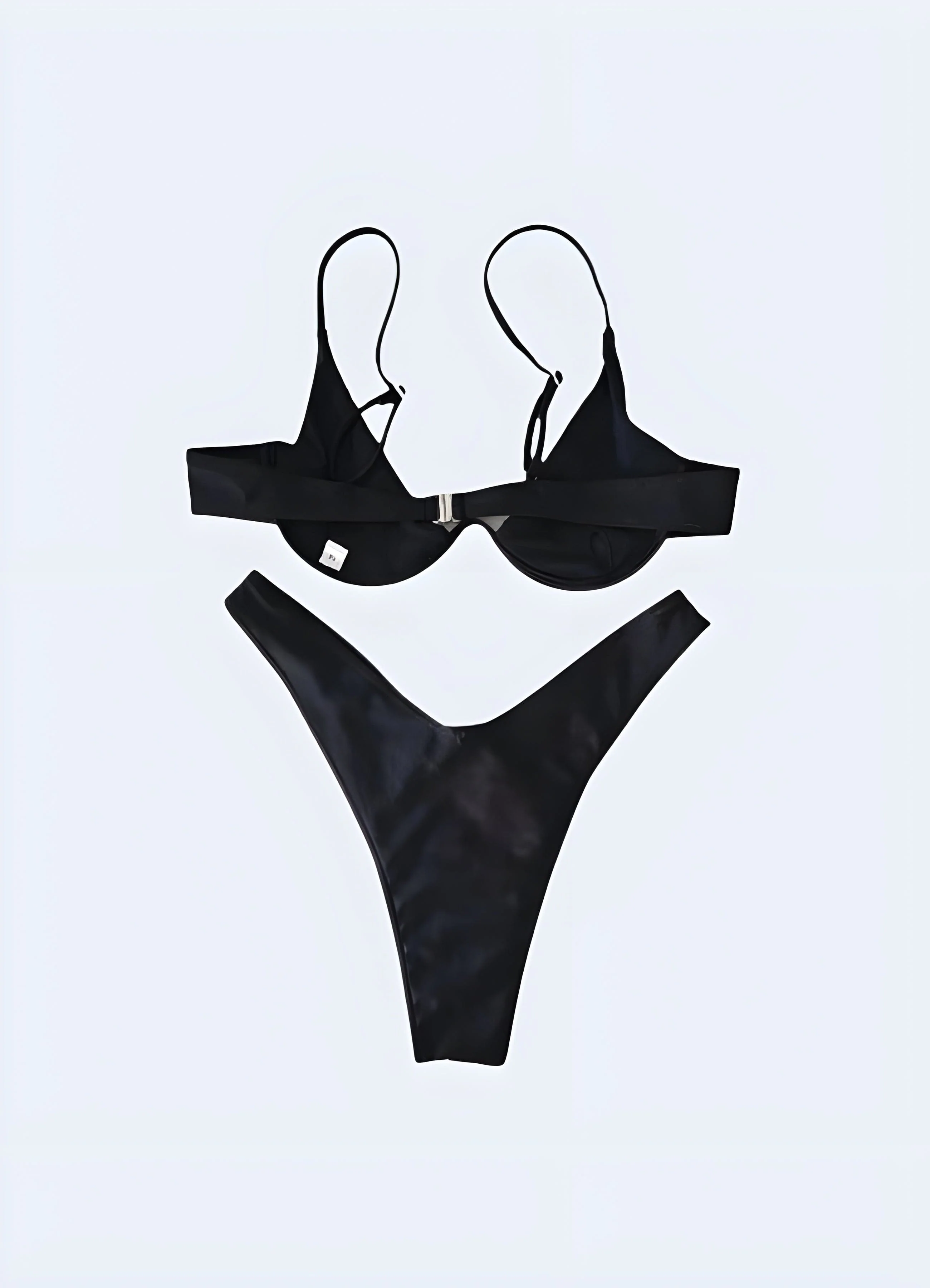 Goth Skeleton Graphic Bikini - Image 2