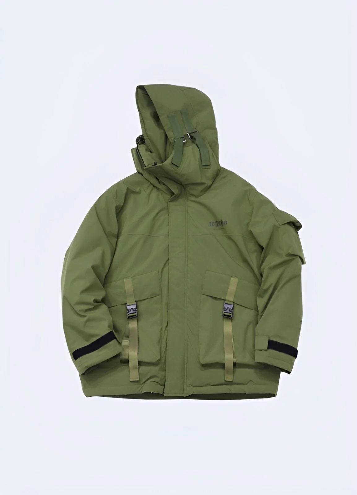 Green Techwear Jacket - Image 3