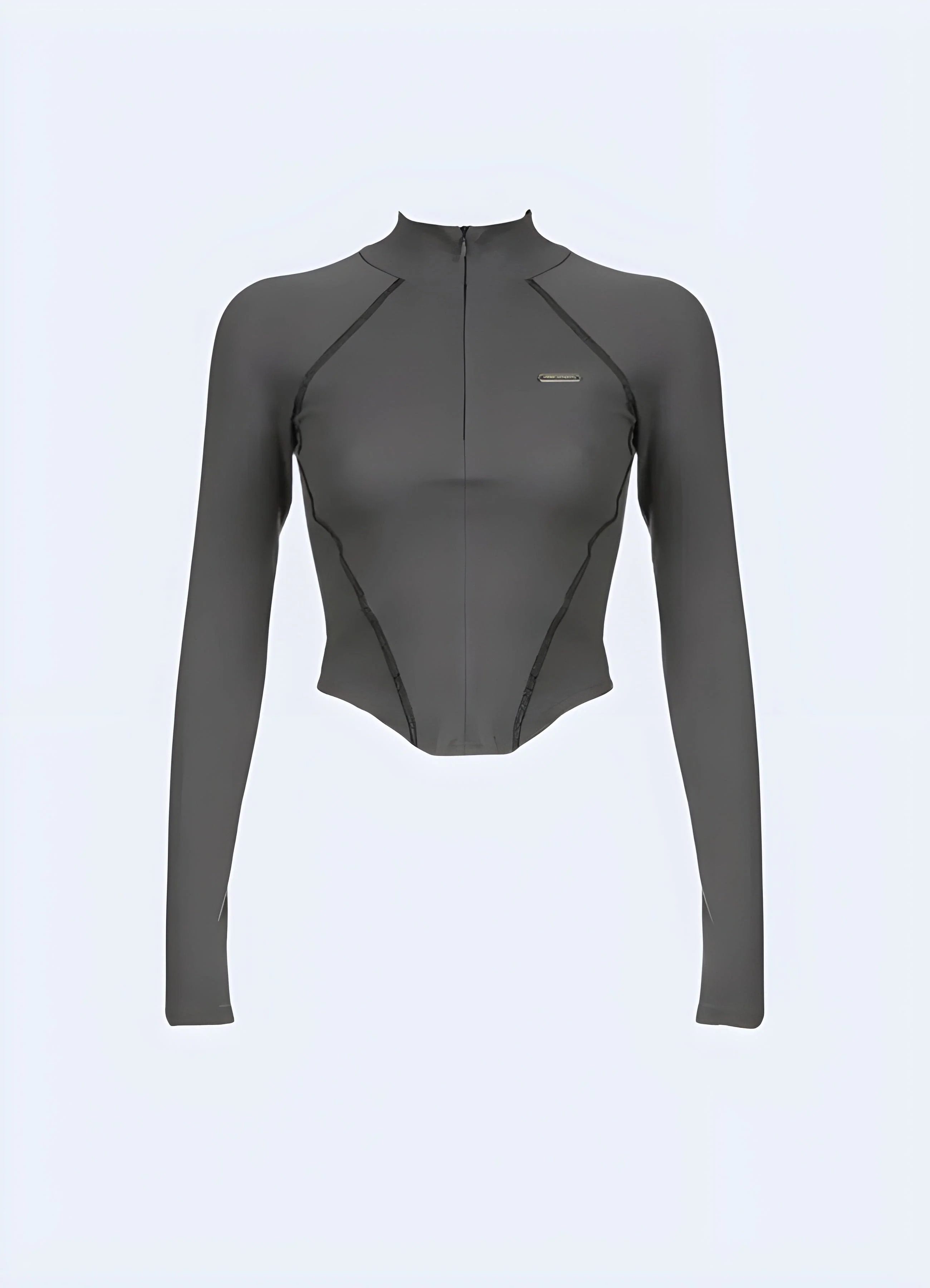 Grey Techwear Long Sleeve