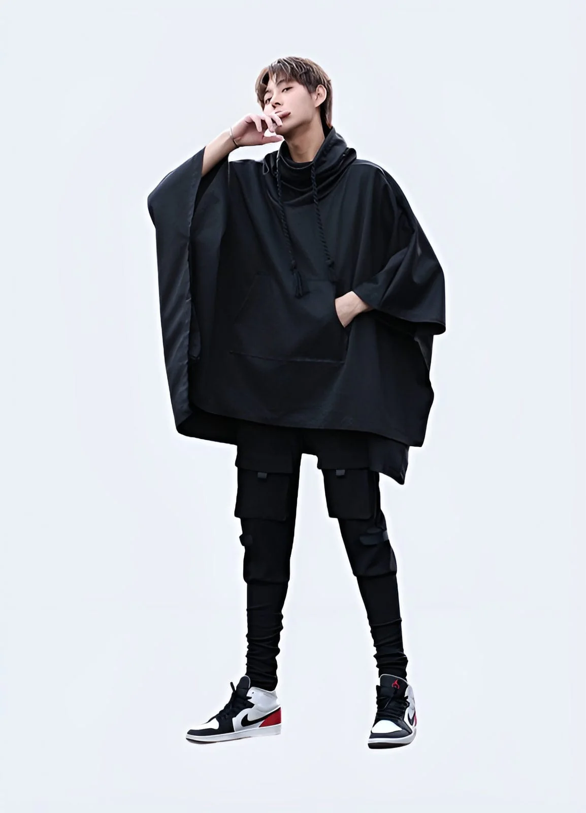 High Collar Poncho - Image 3