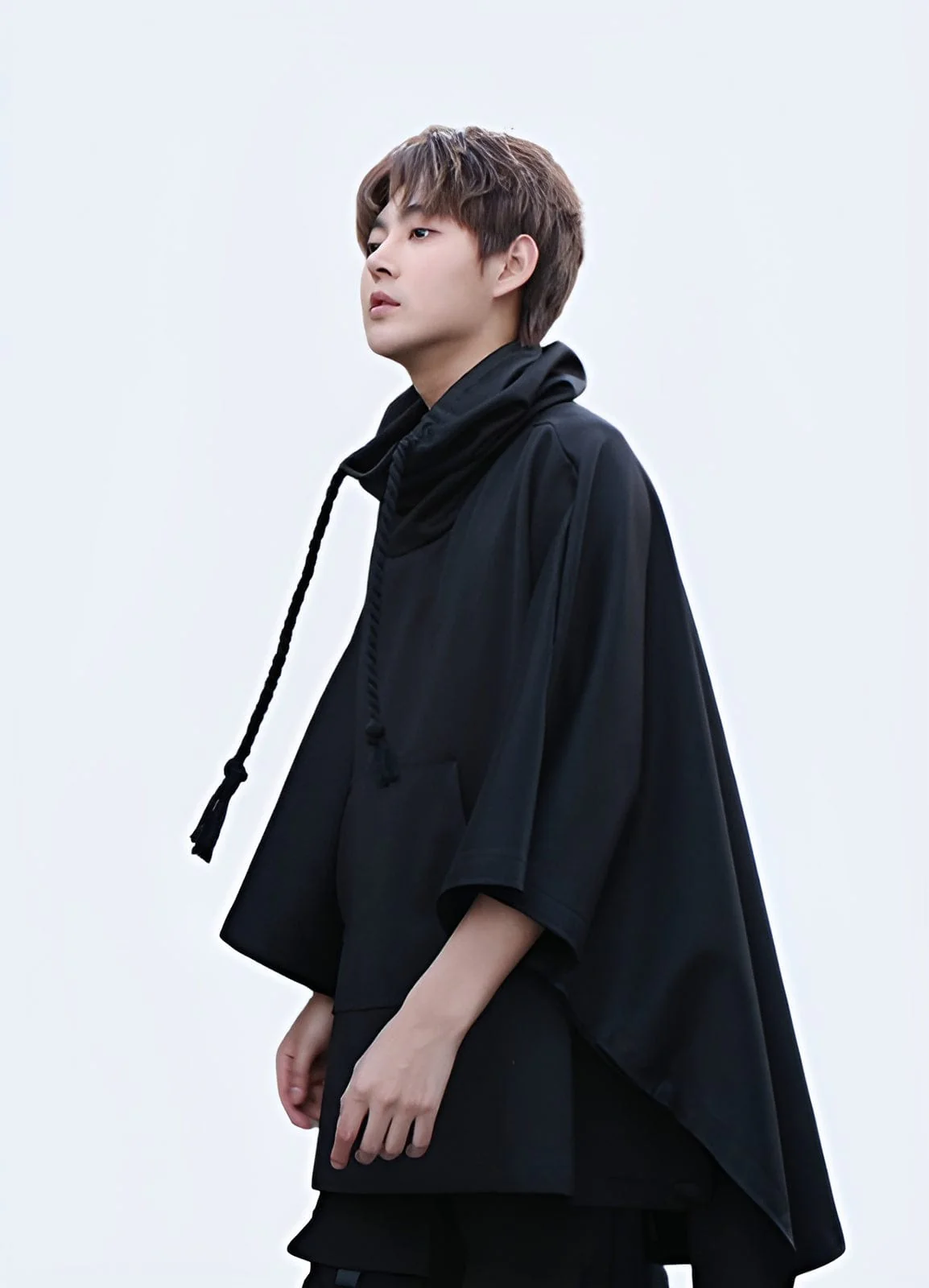 High Collar Poncho - Image 4