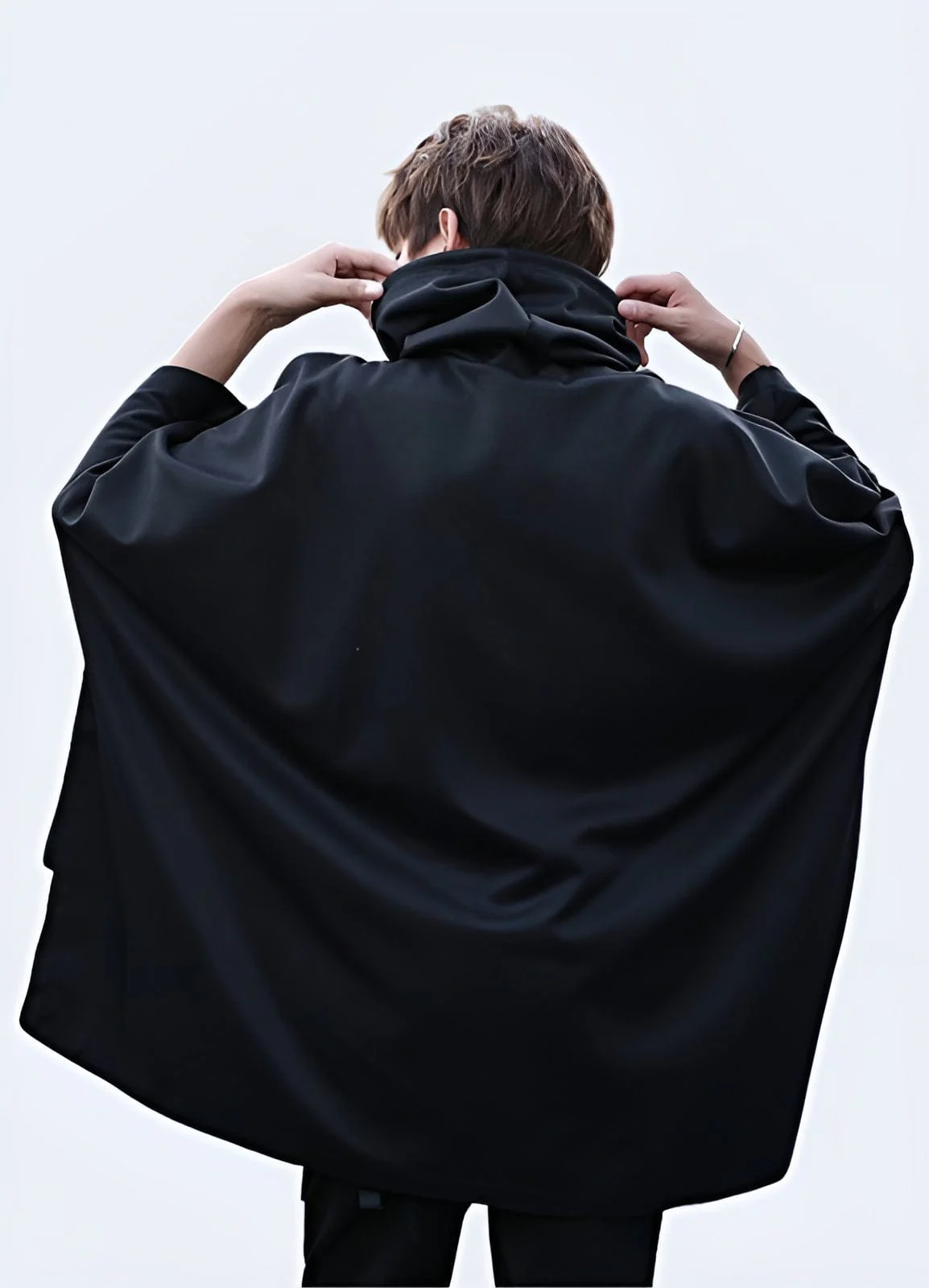High Collar Poncho - Image 6