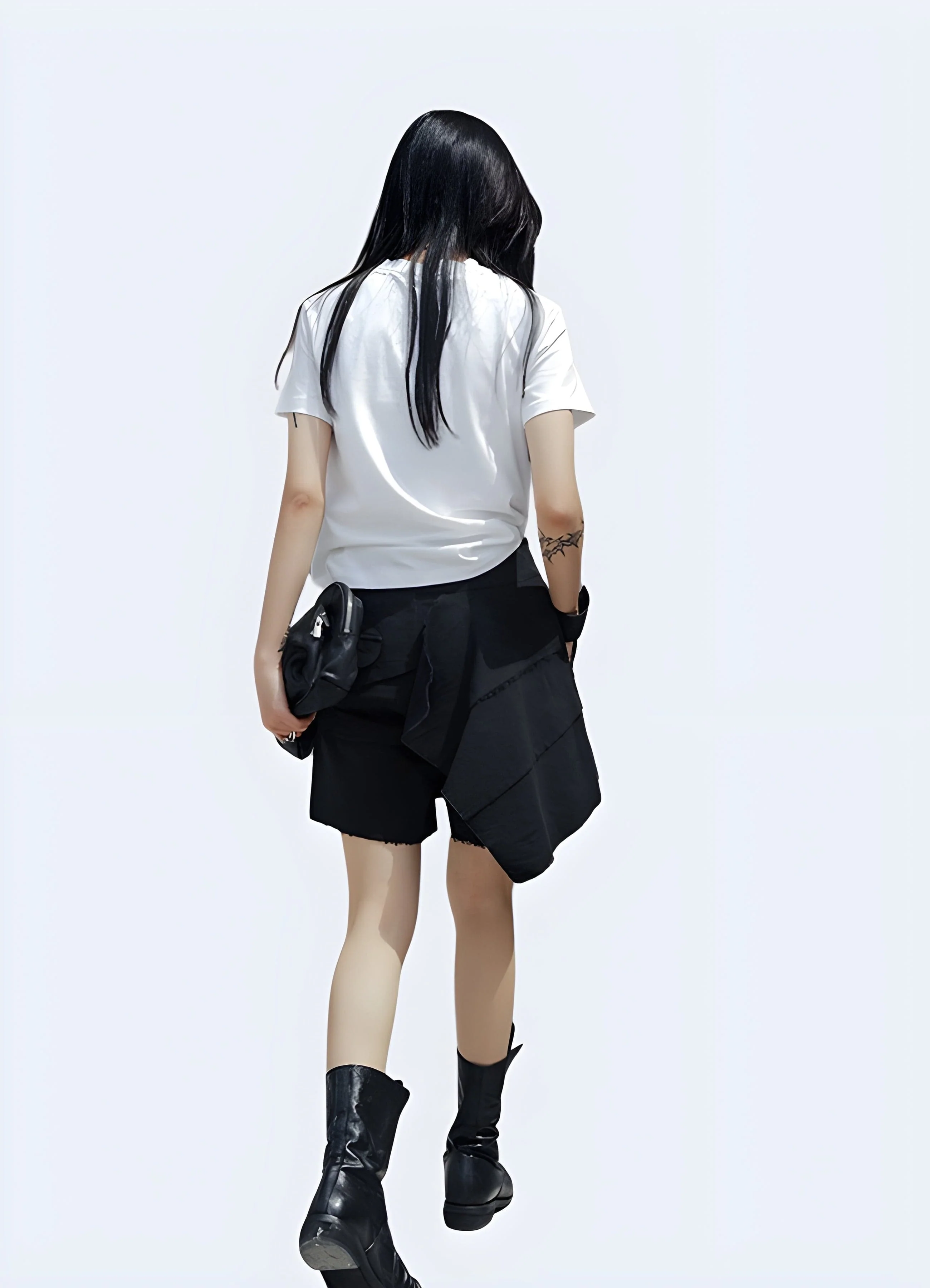 High Waist Techwear Shorts - Image 3
