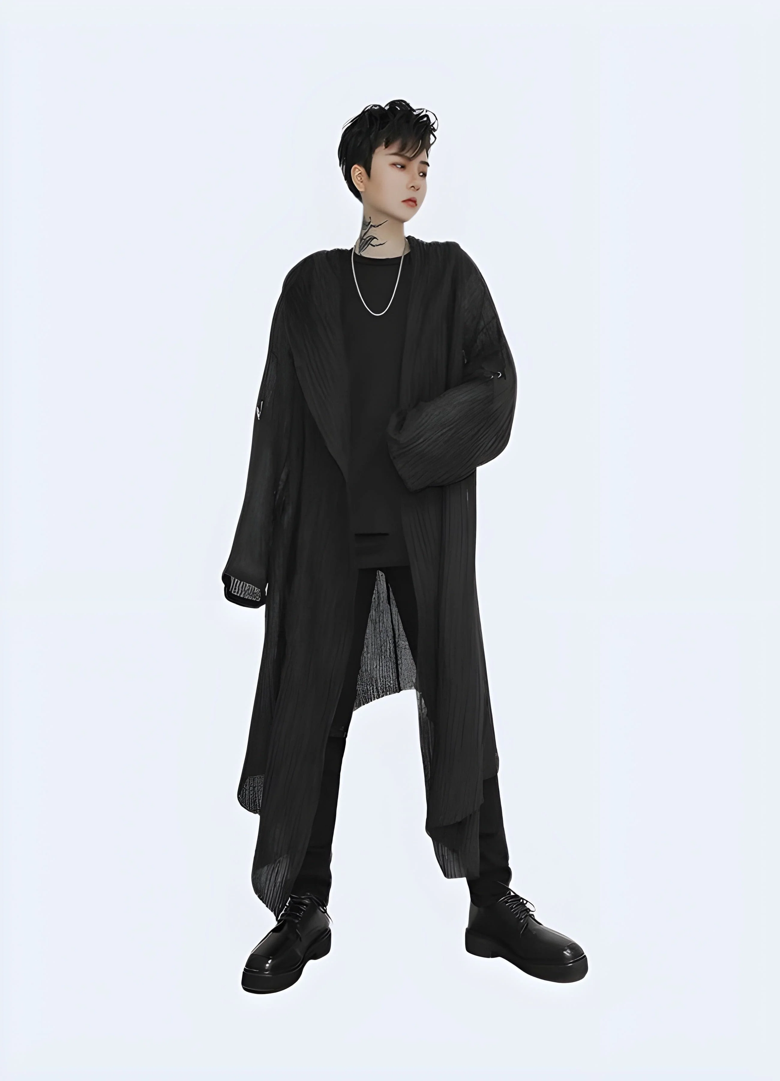Hooded Streetwear Cloak - Image 3