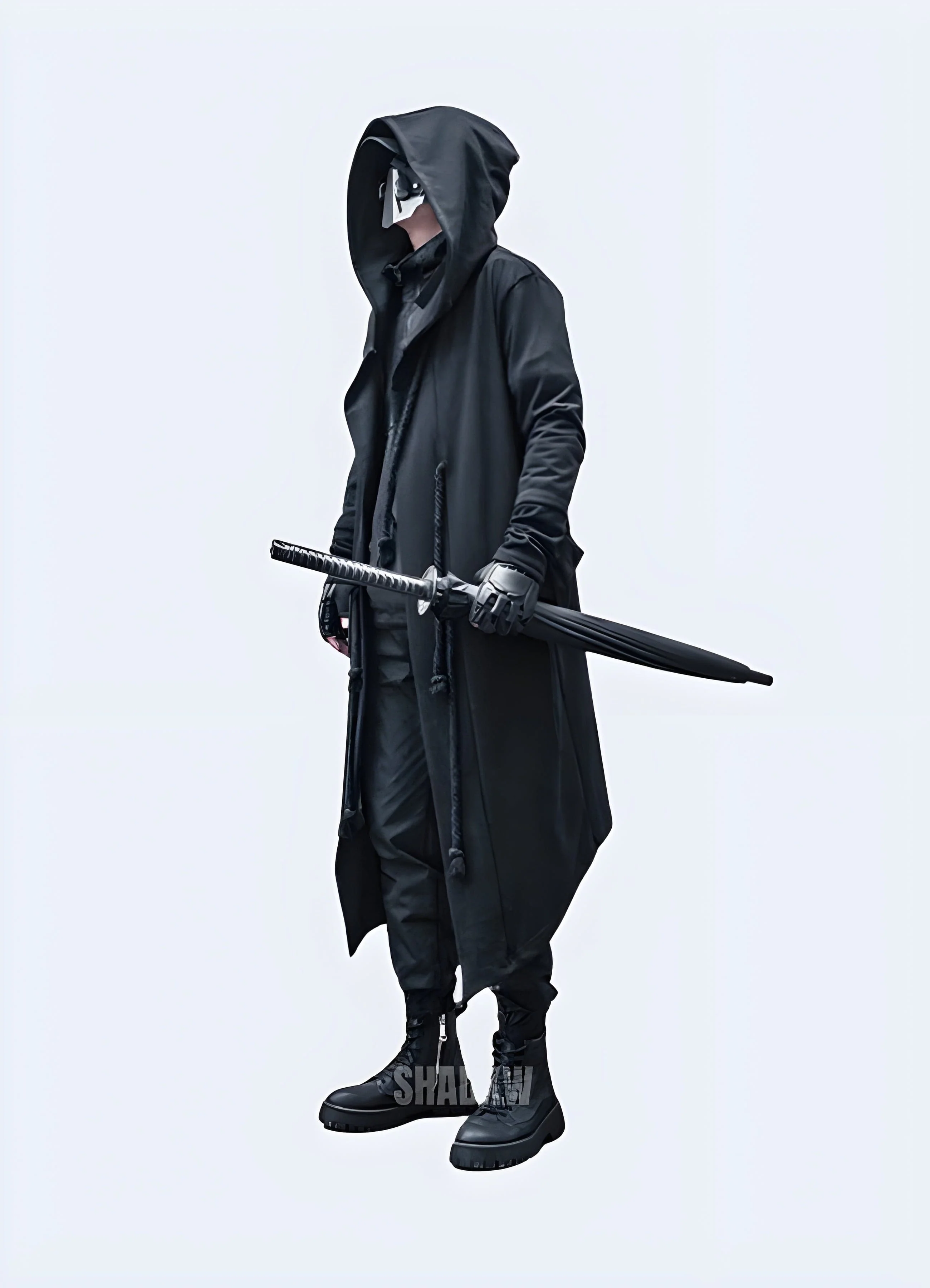 Hooded Technical Cloak - Image 2