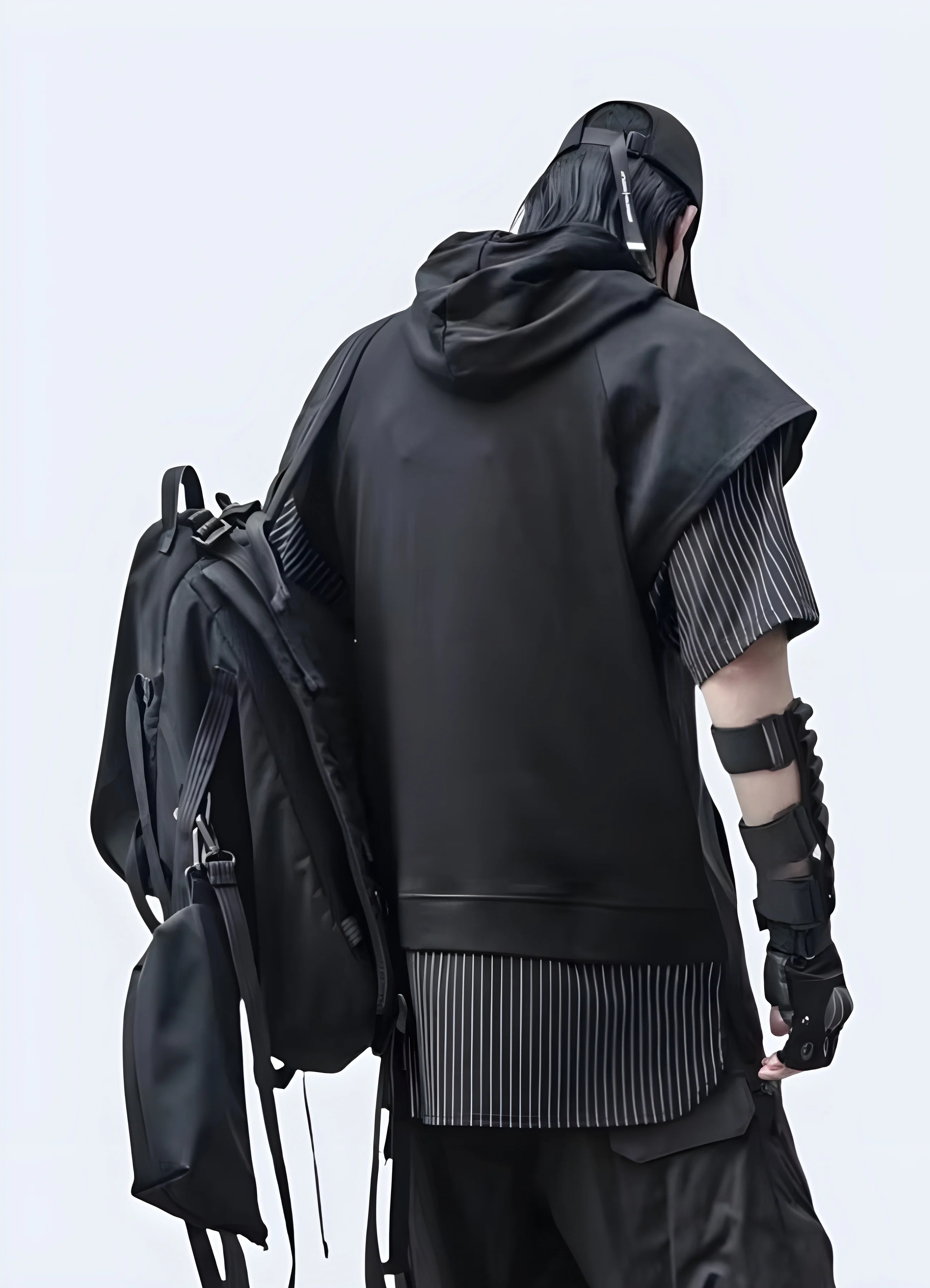 Japanese Techwear Hoodie - Image 3