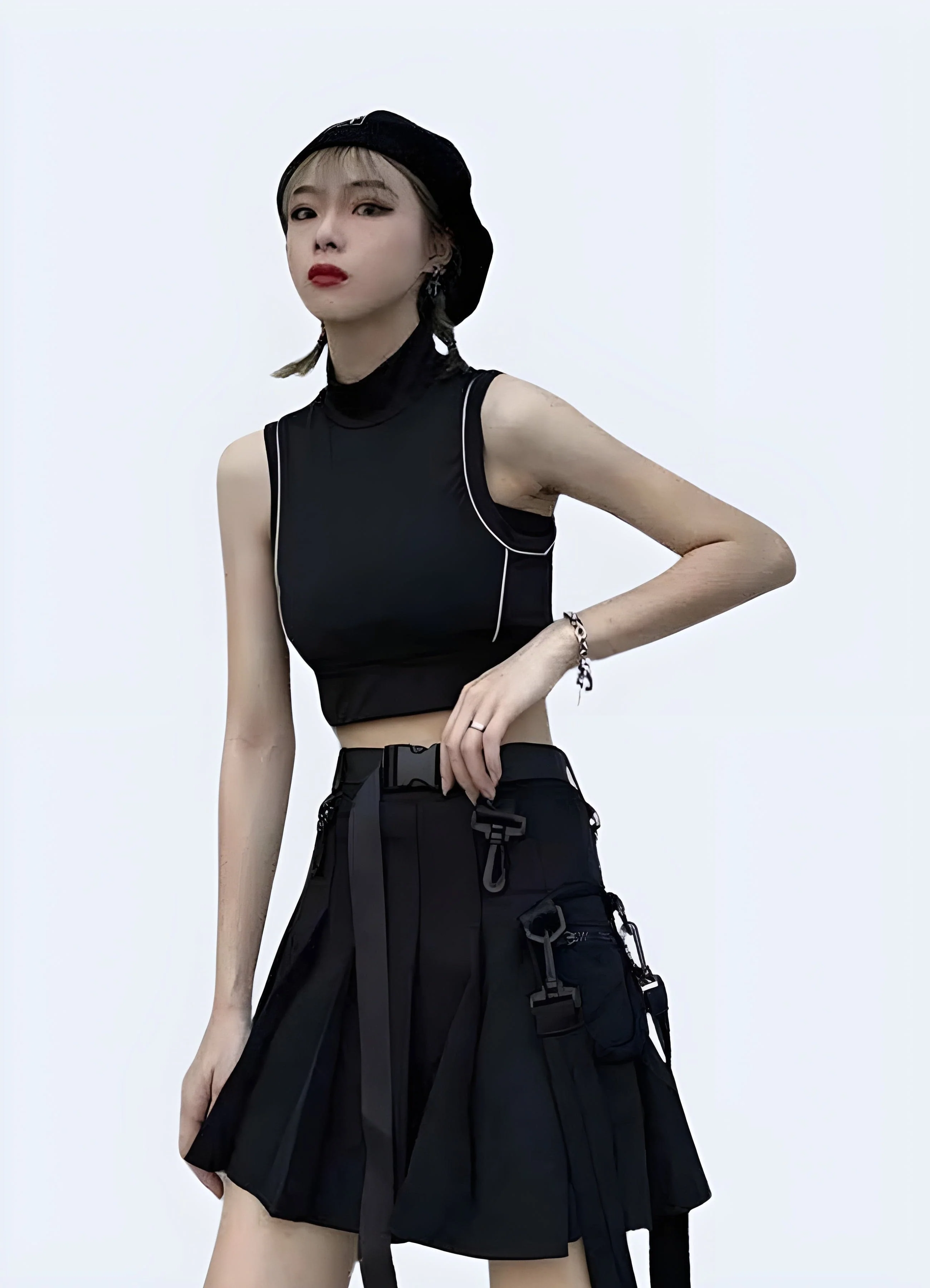 Korean Techwear Skirt - Image 3