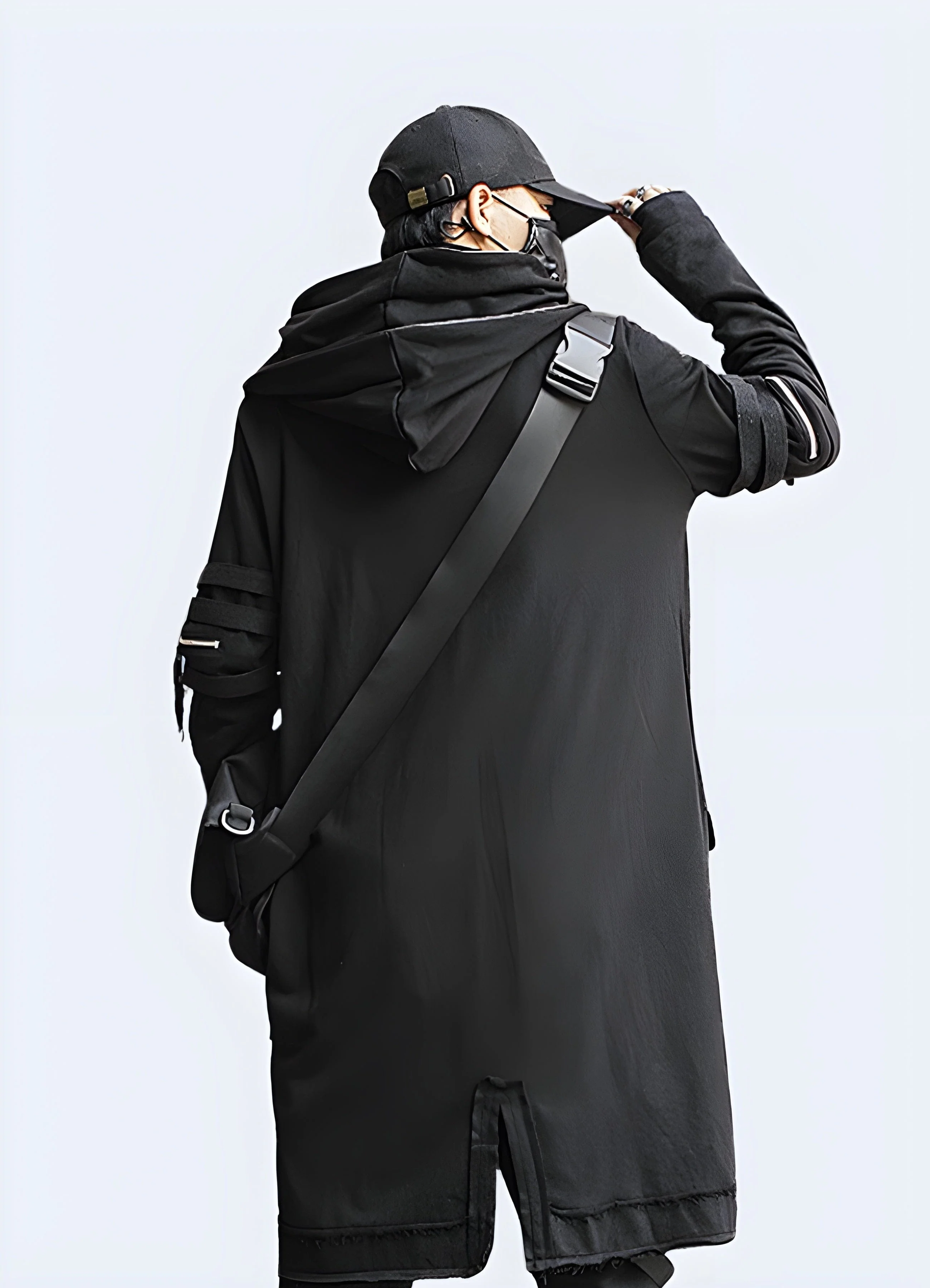 Long Techwear Jacket - Image 2
