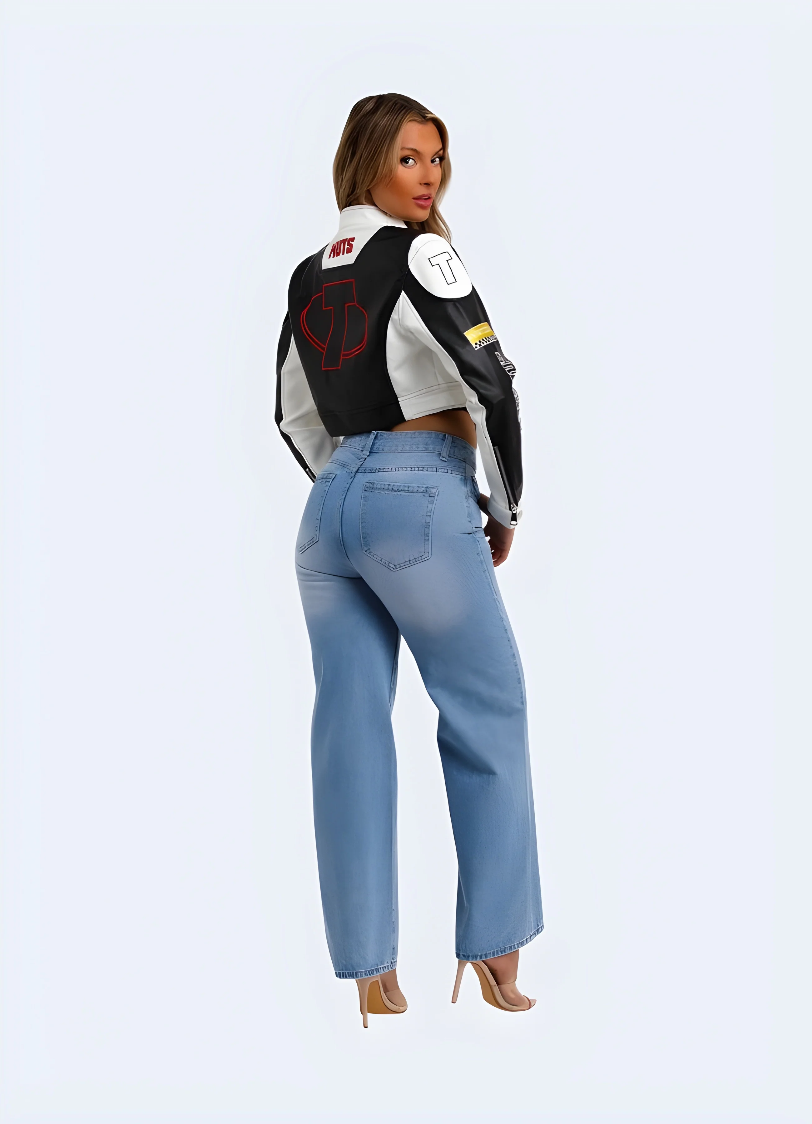 Motorcycle Pullover Crop Top - Image 4