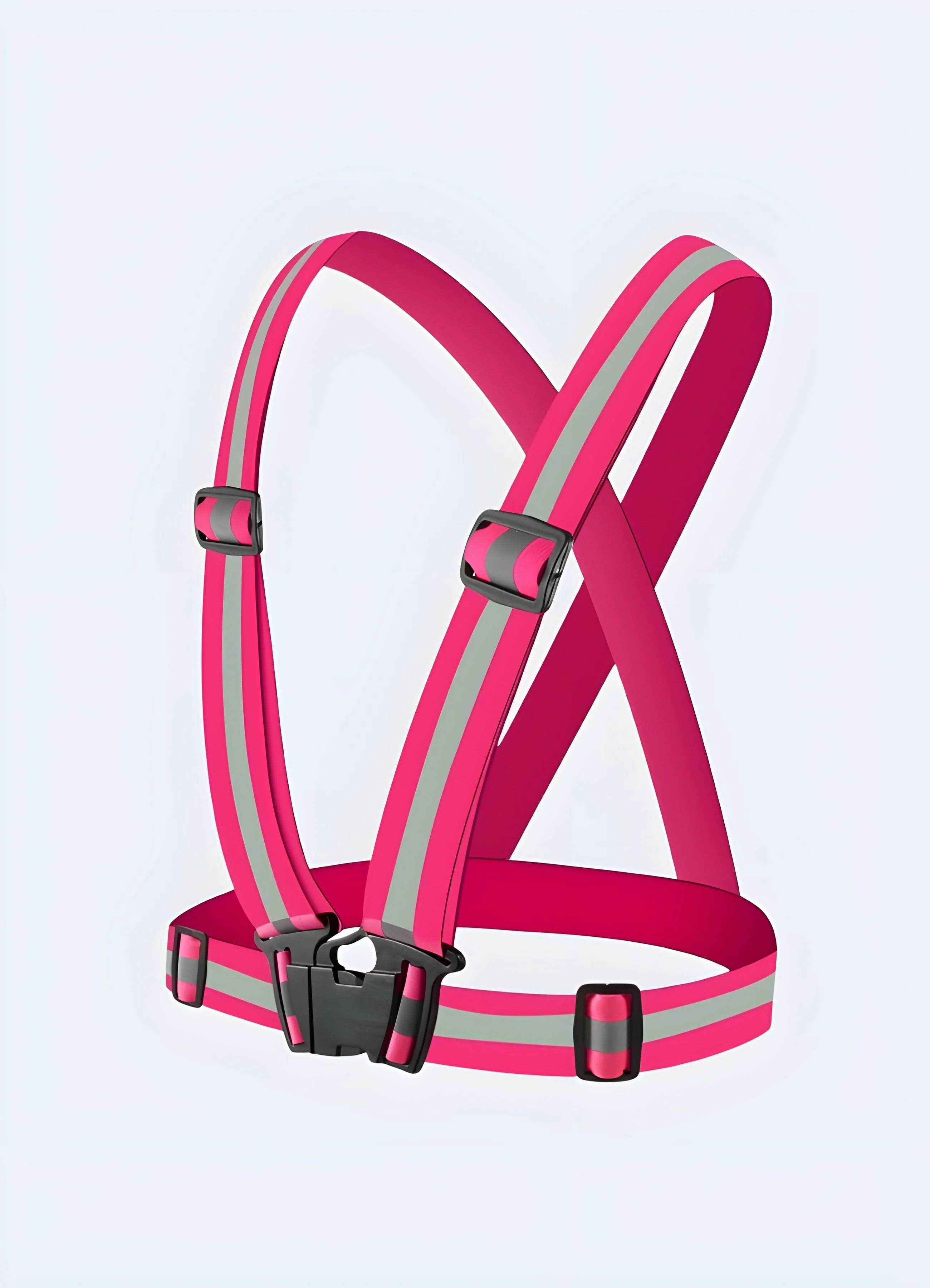 Neon Color Reflective Stripes Techwear Harness - Image 3