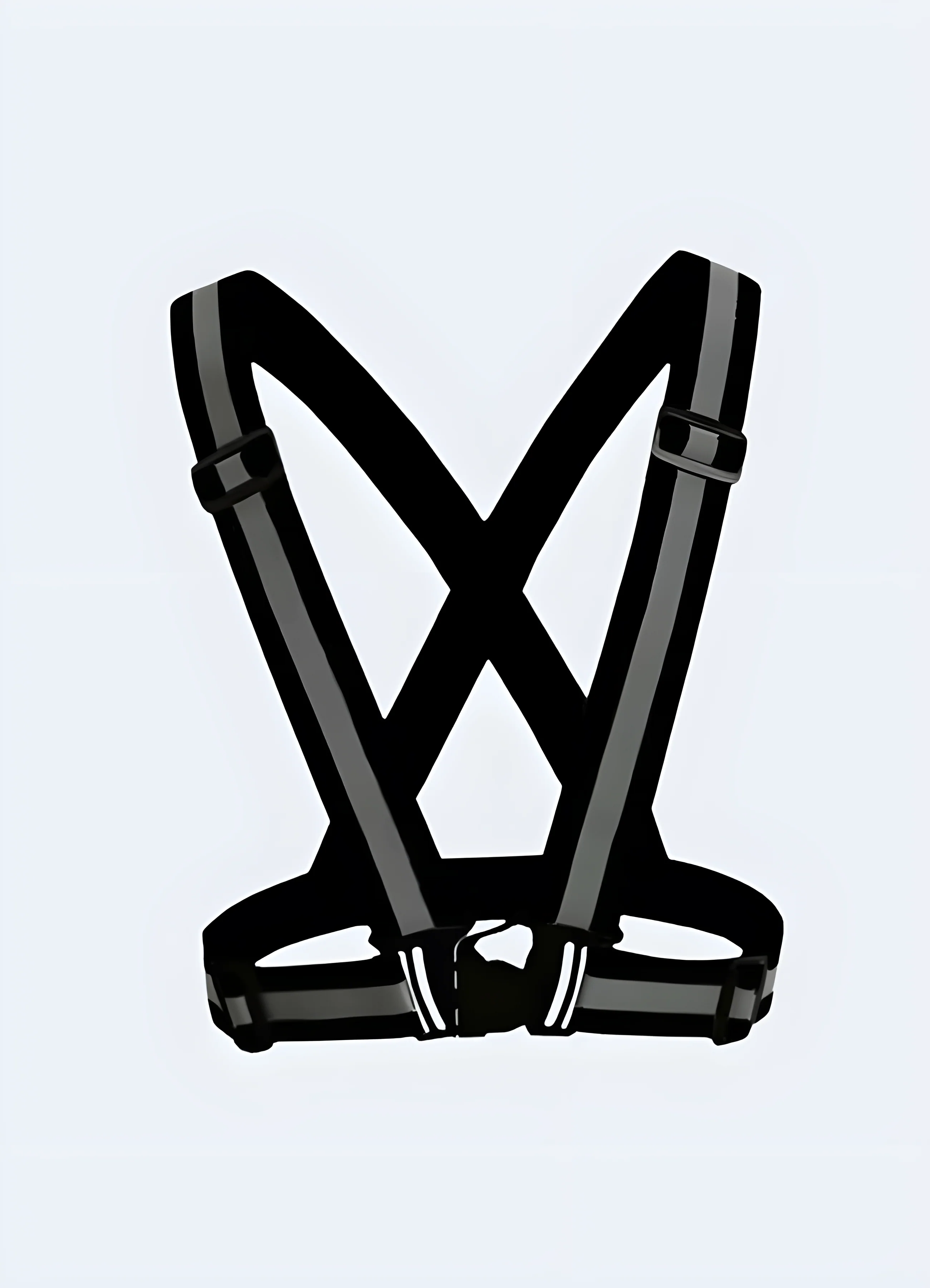 Neon Color Reflective Stripes Techwear Harness - Image 5