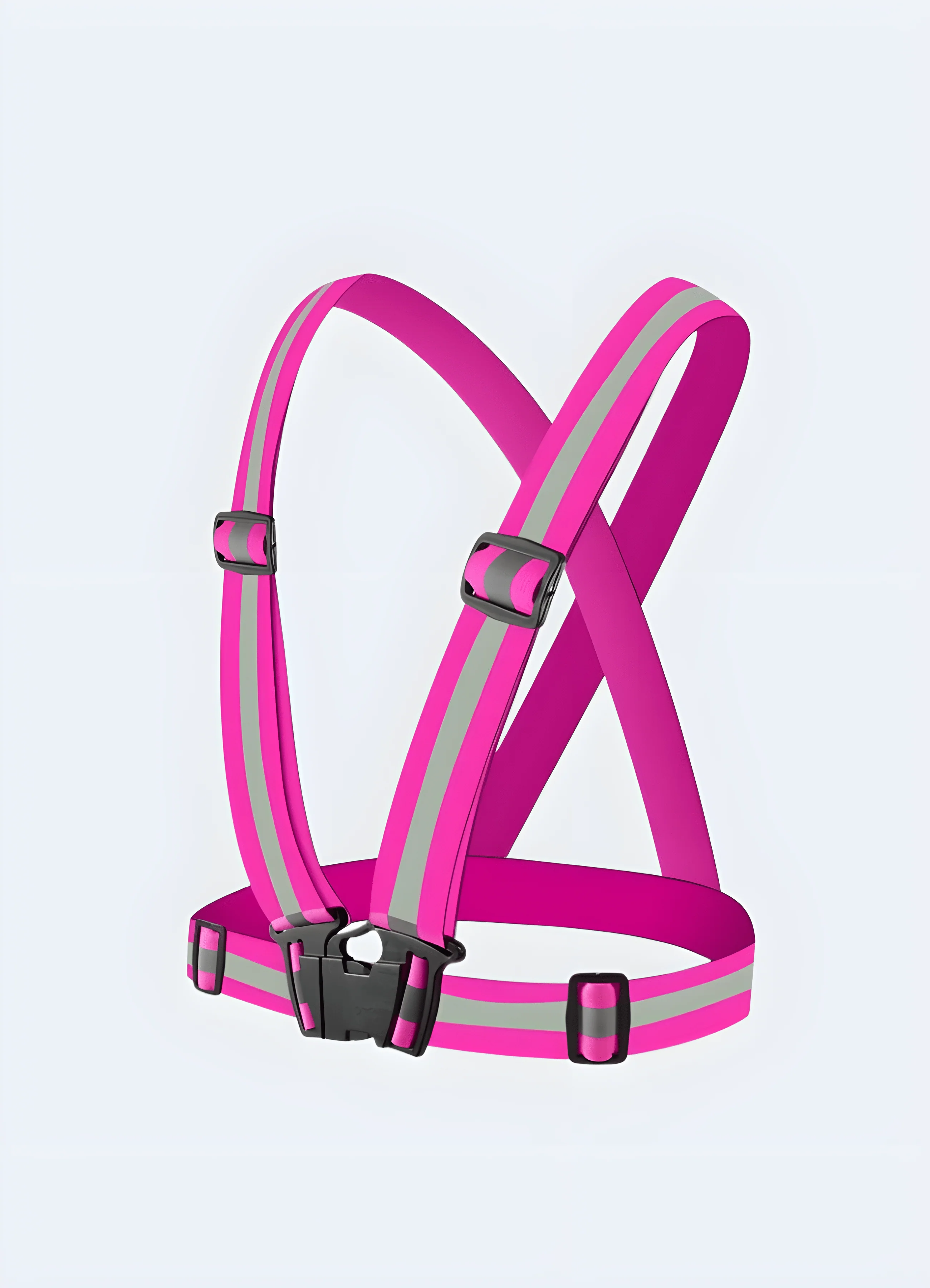 Neon Color Reflective Stripes Techwear Harness - Image 6