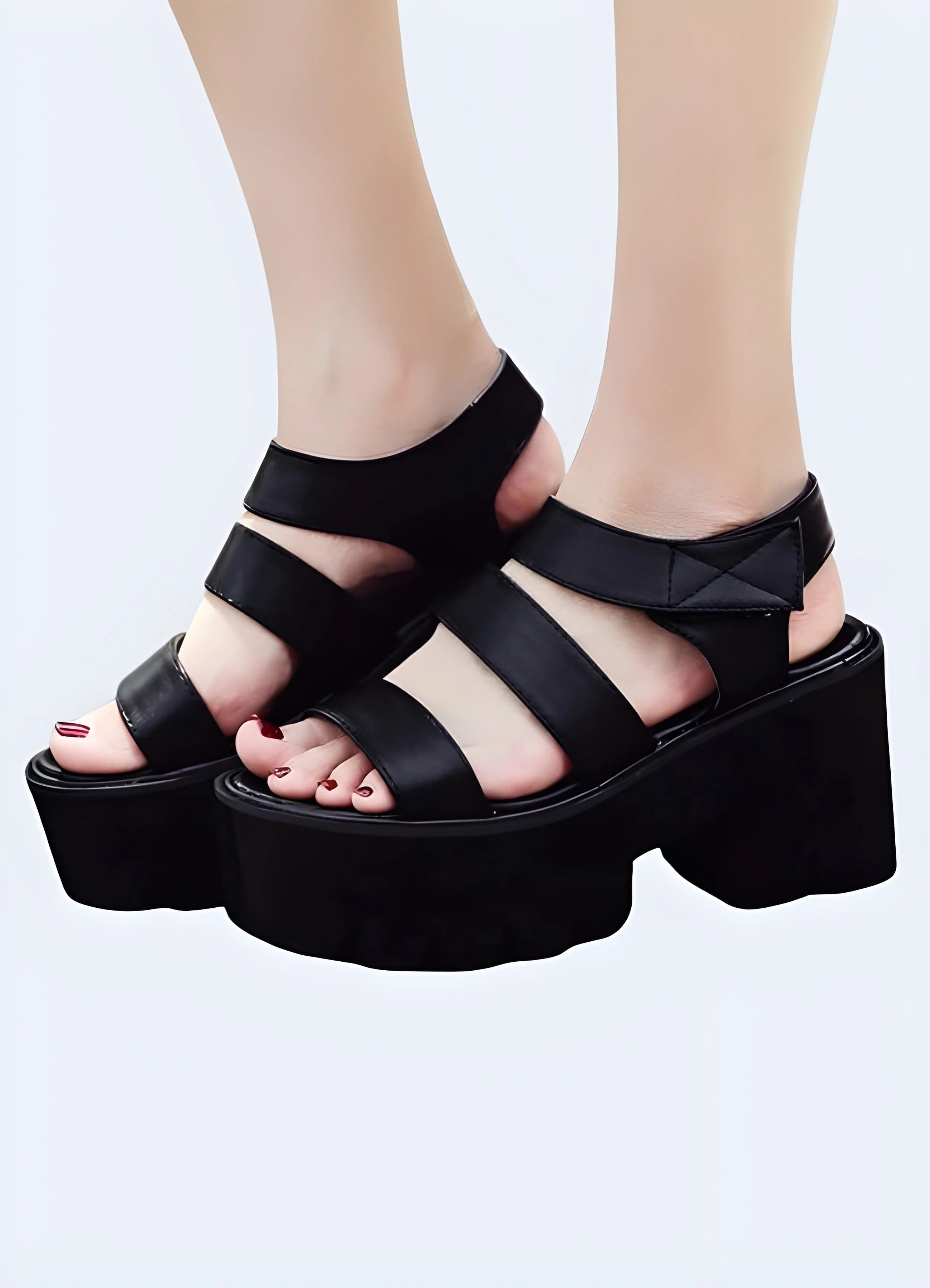 Platform Sandals Chunky Heel - Image 4