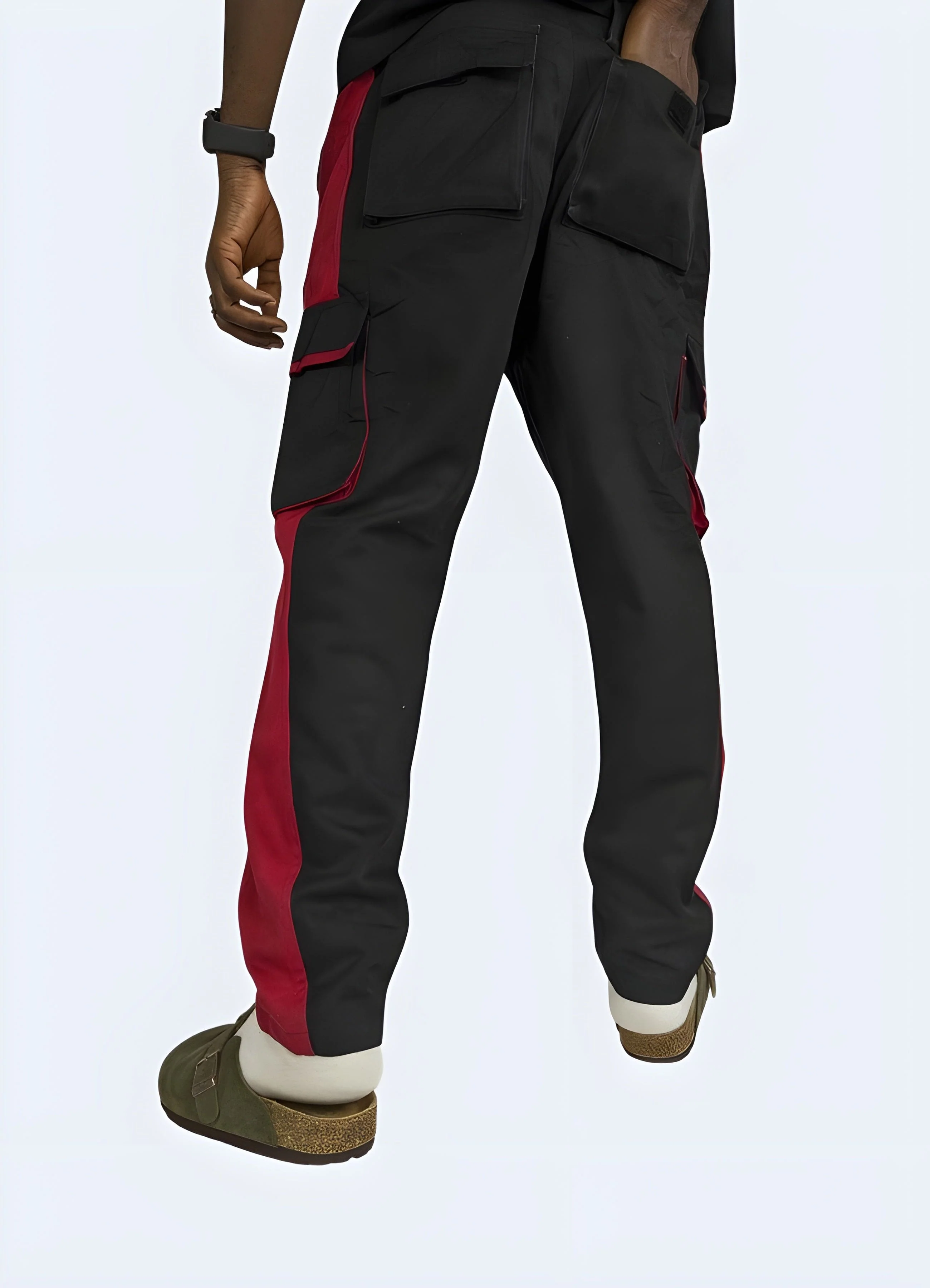 Red Techwear Pants - Image 3