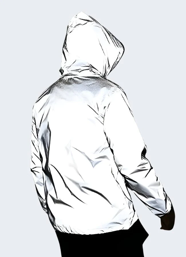 Silver Reflective Jacket - Image 2