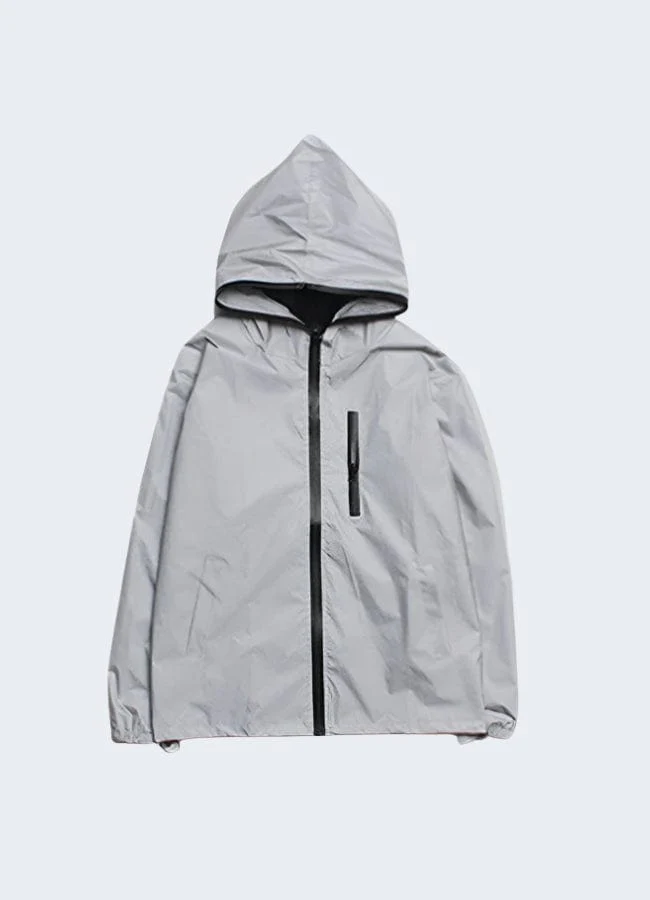 Silver Reflective Jacket - Image 3
