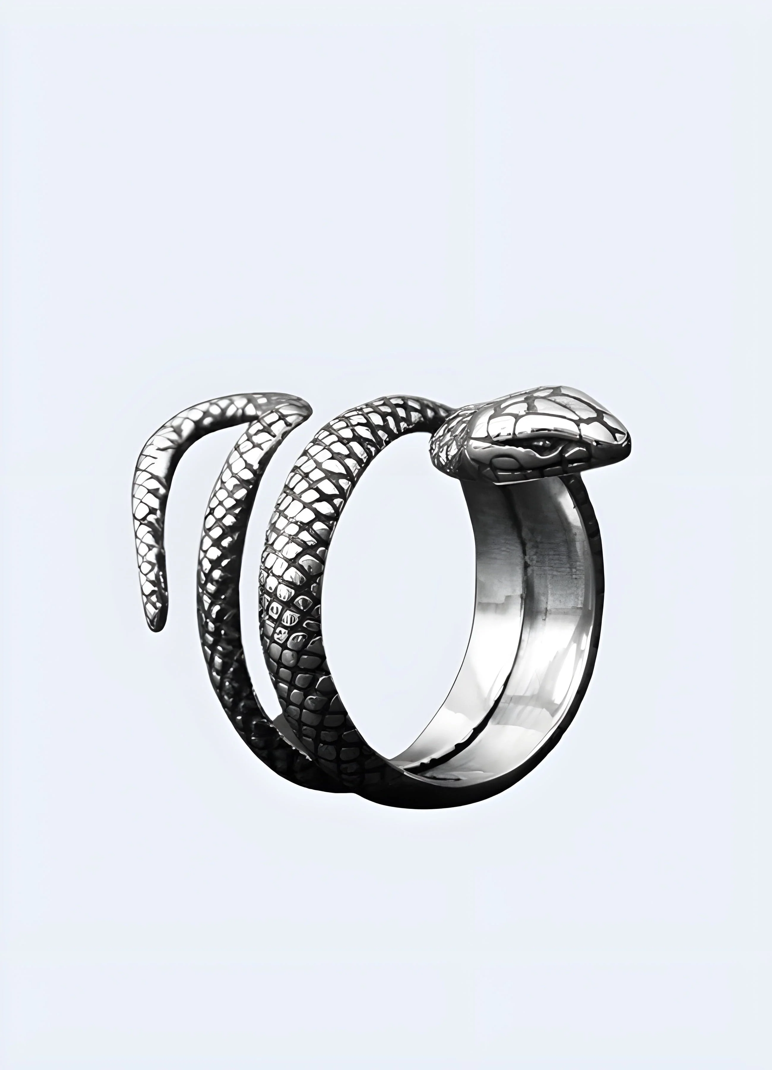 Silver Snake Ring