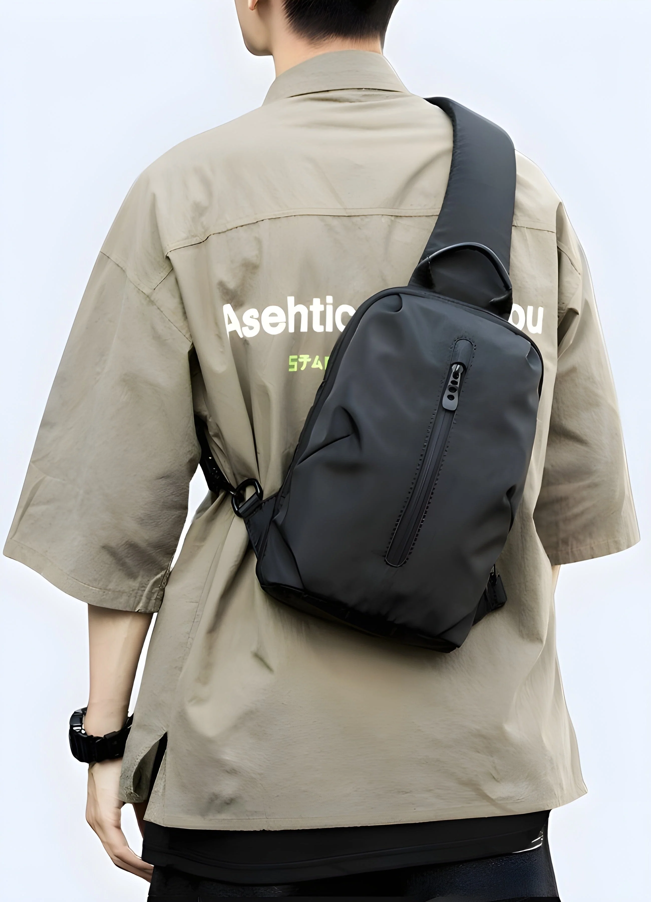Small Black Sling Bag - Image 2