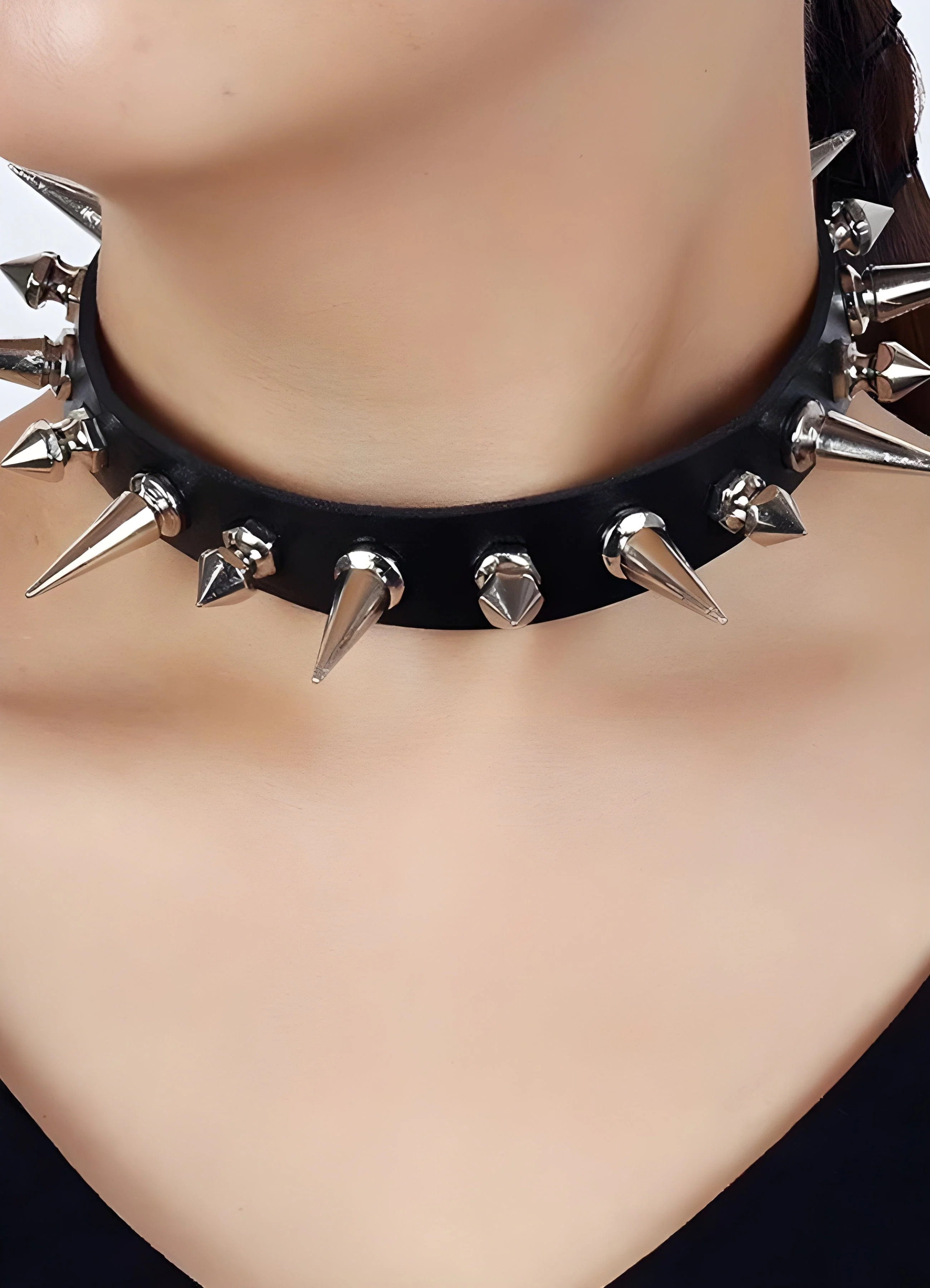 Spike Choker Necklace - Image 3