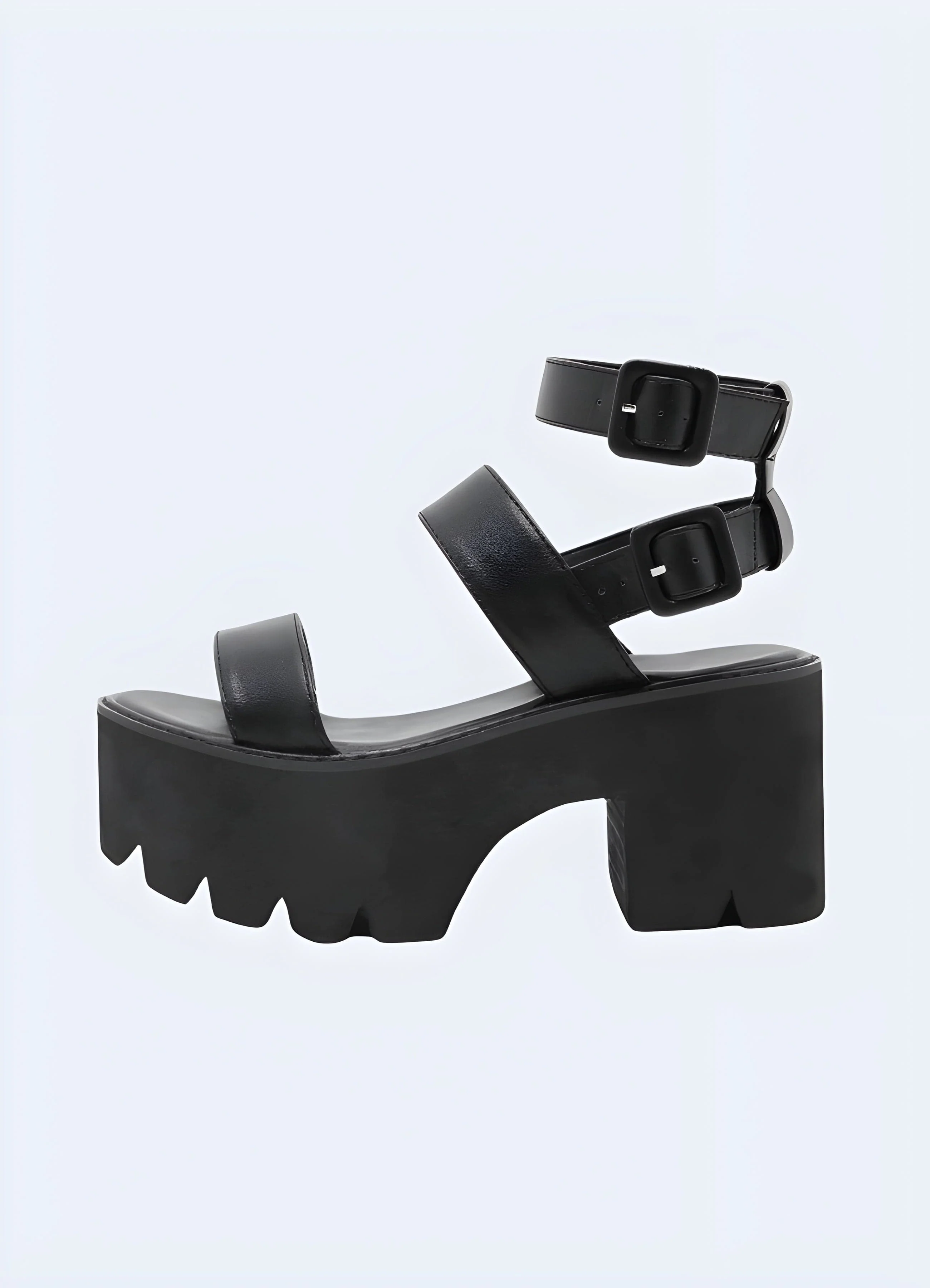 Strappy Chunky Heeled Sandals - Image 2