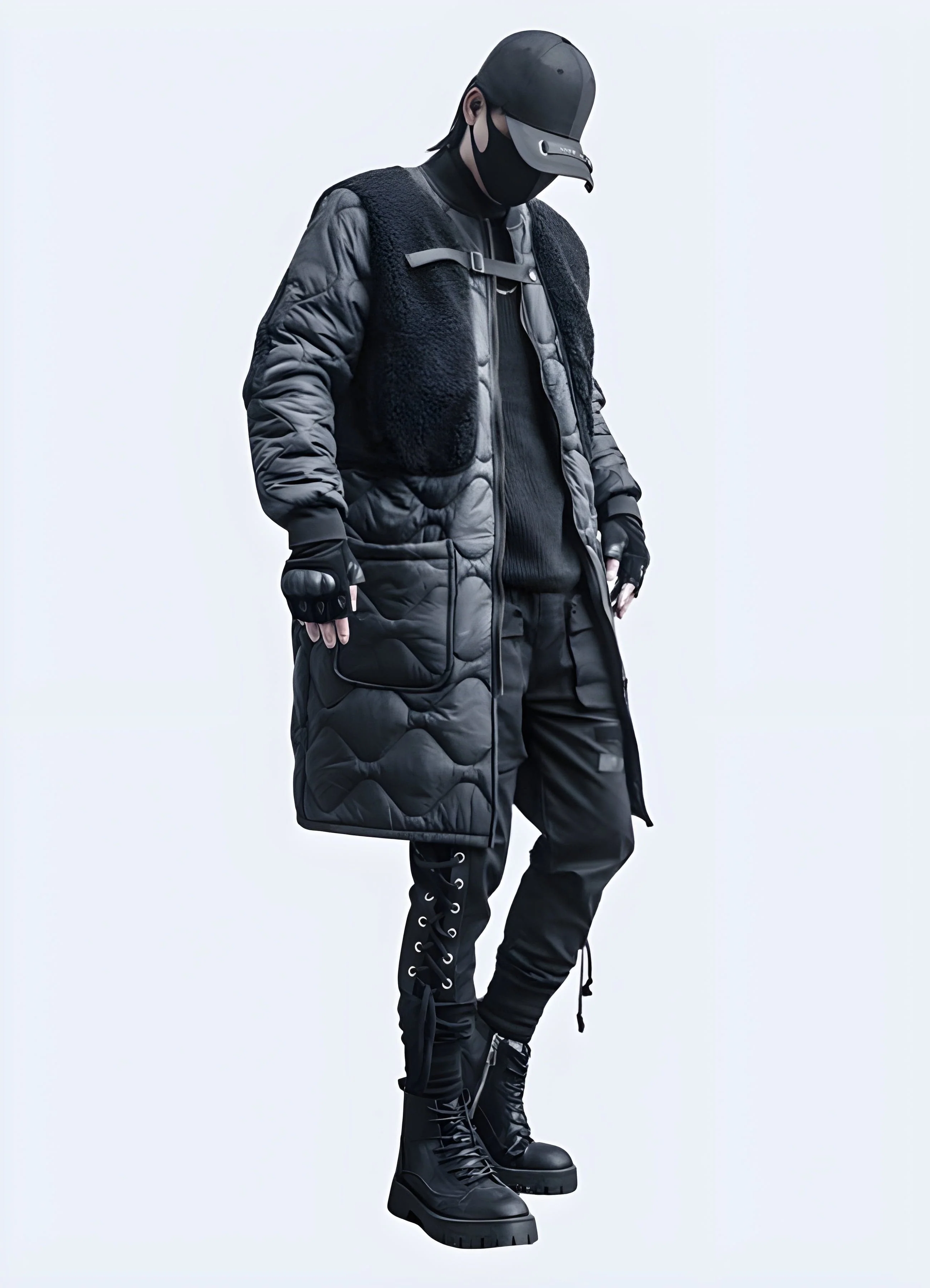 Streetwear Sherpa Jacket - Image 3