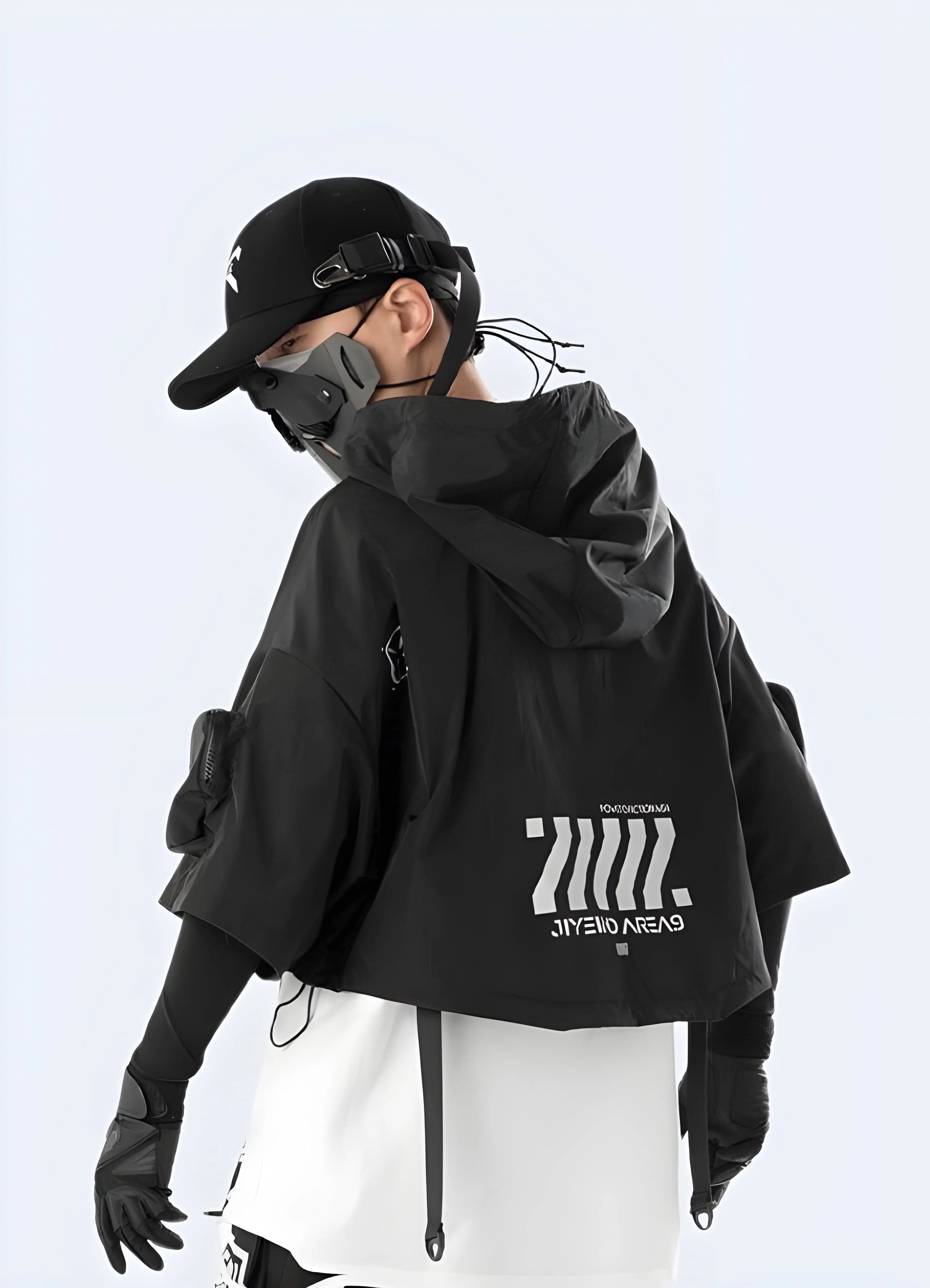 Techwear Crop Jacket - Image 2