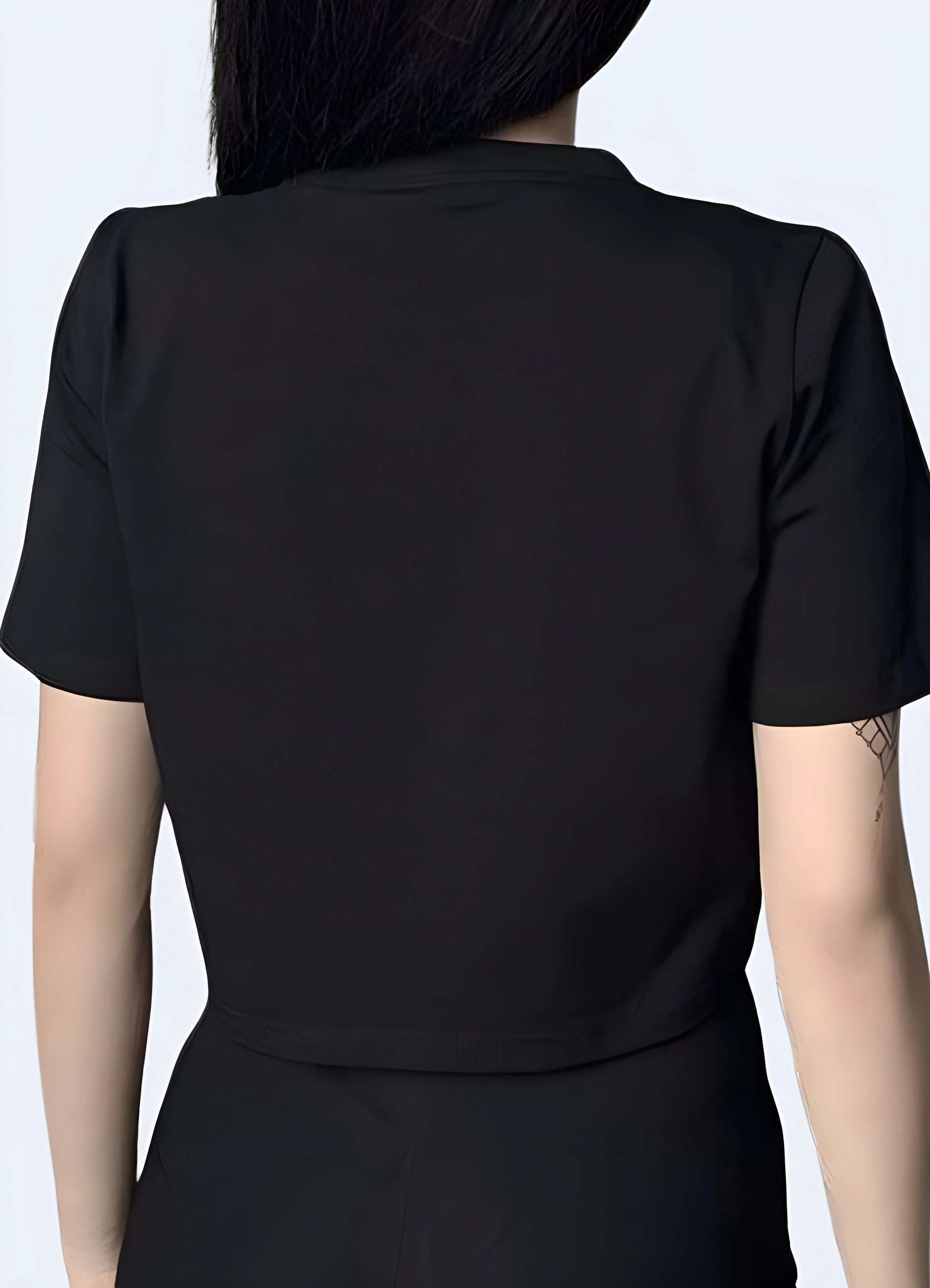 Techwear Drawstring Crop Top - Image 4
