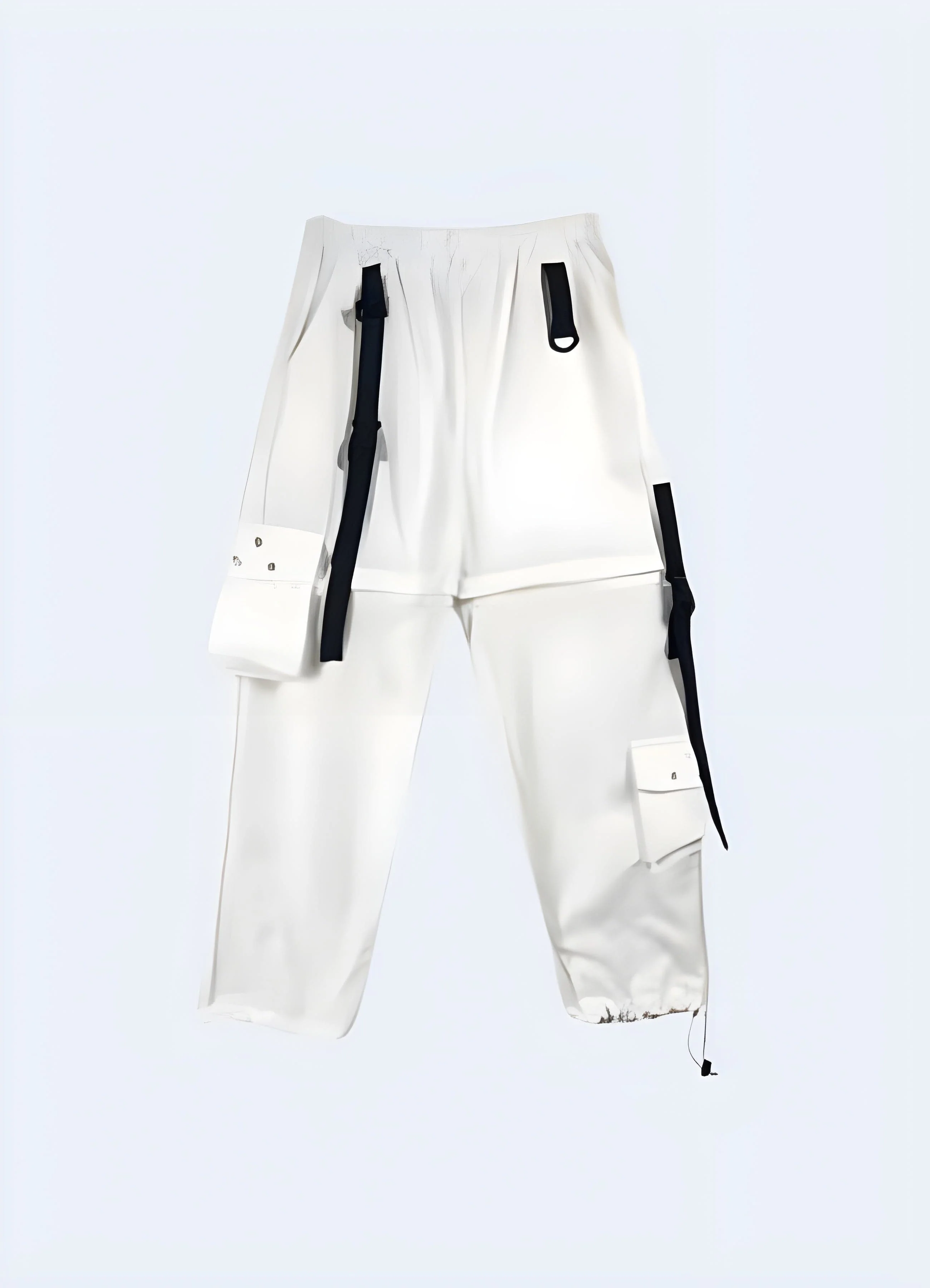 Techwear White Pant Women - Image 3